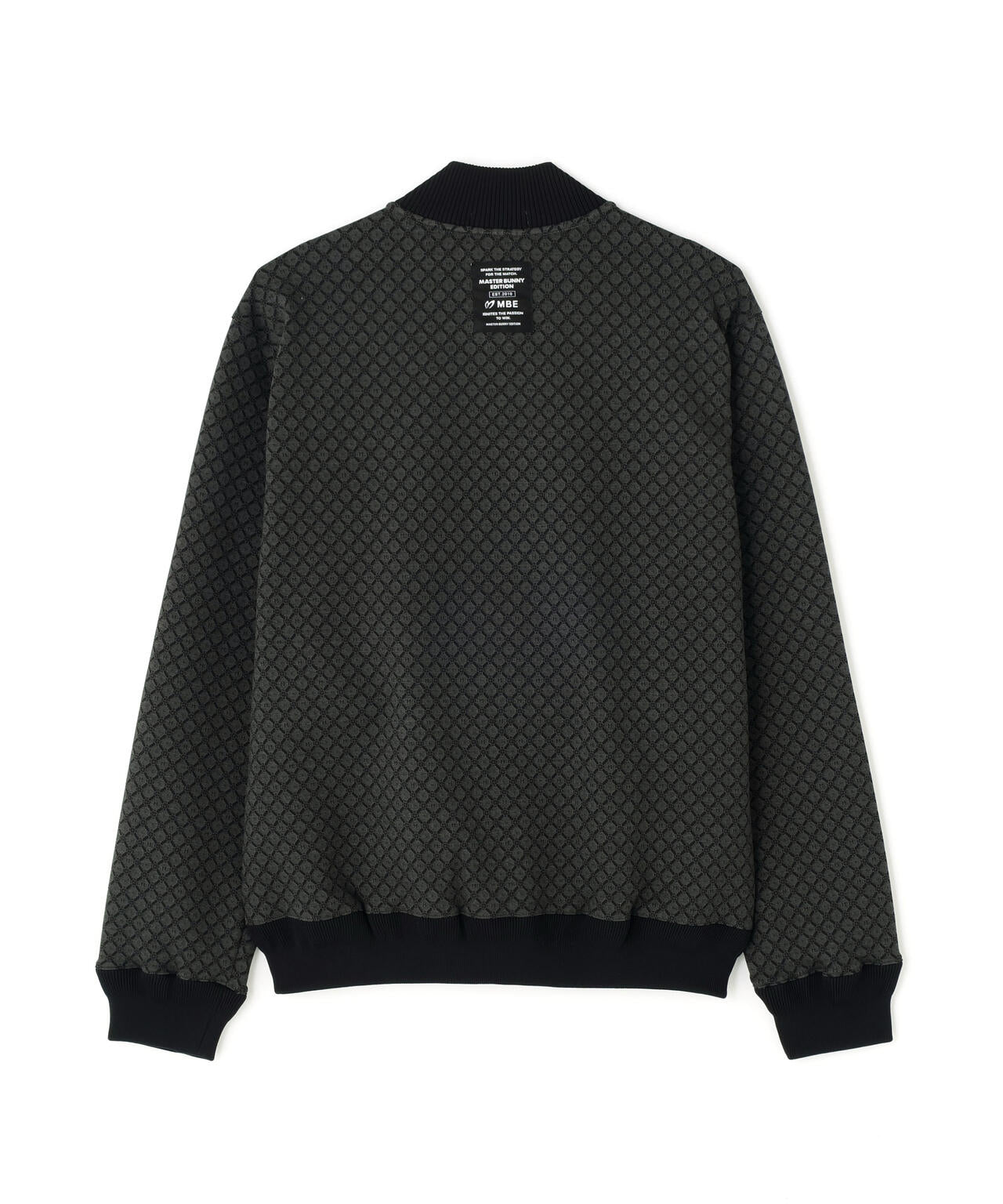 小紋ジャガードジップアップカットブルゾン