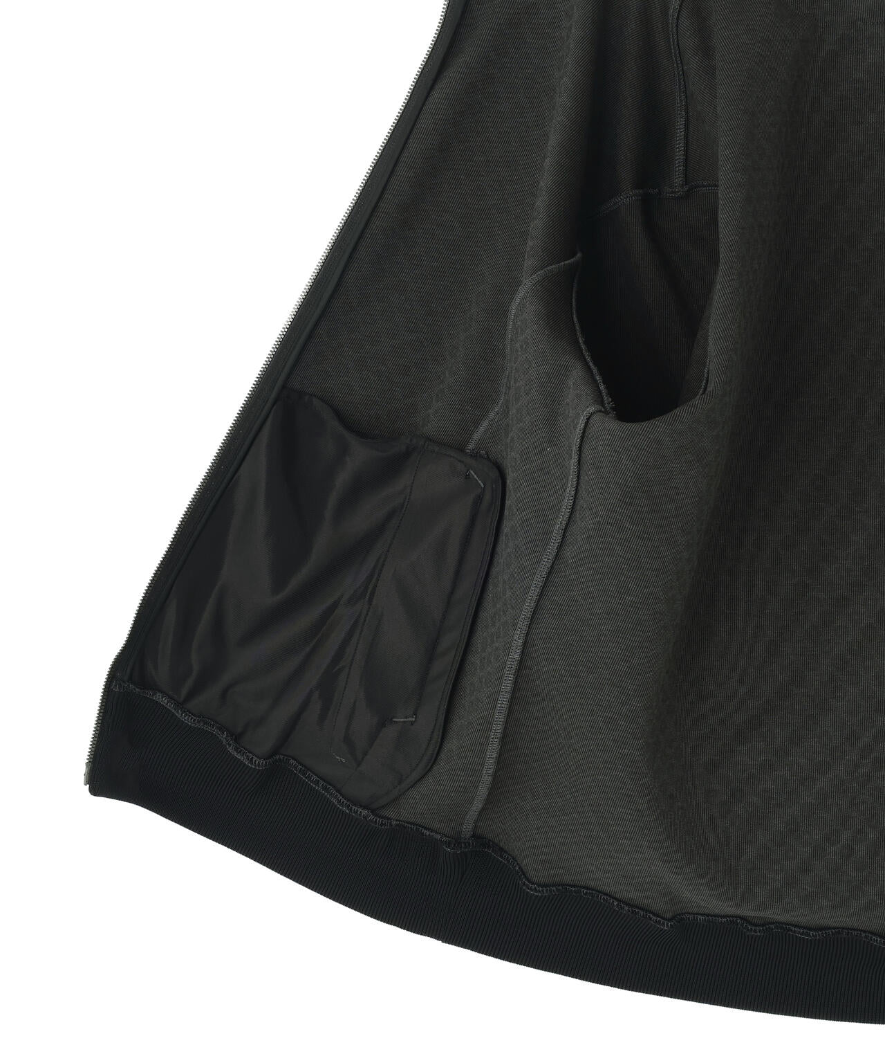 小紋ジャガードジップアップカットブルゾン