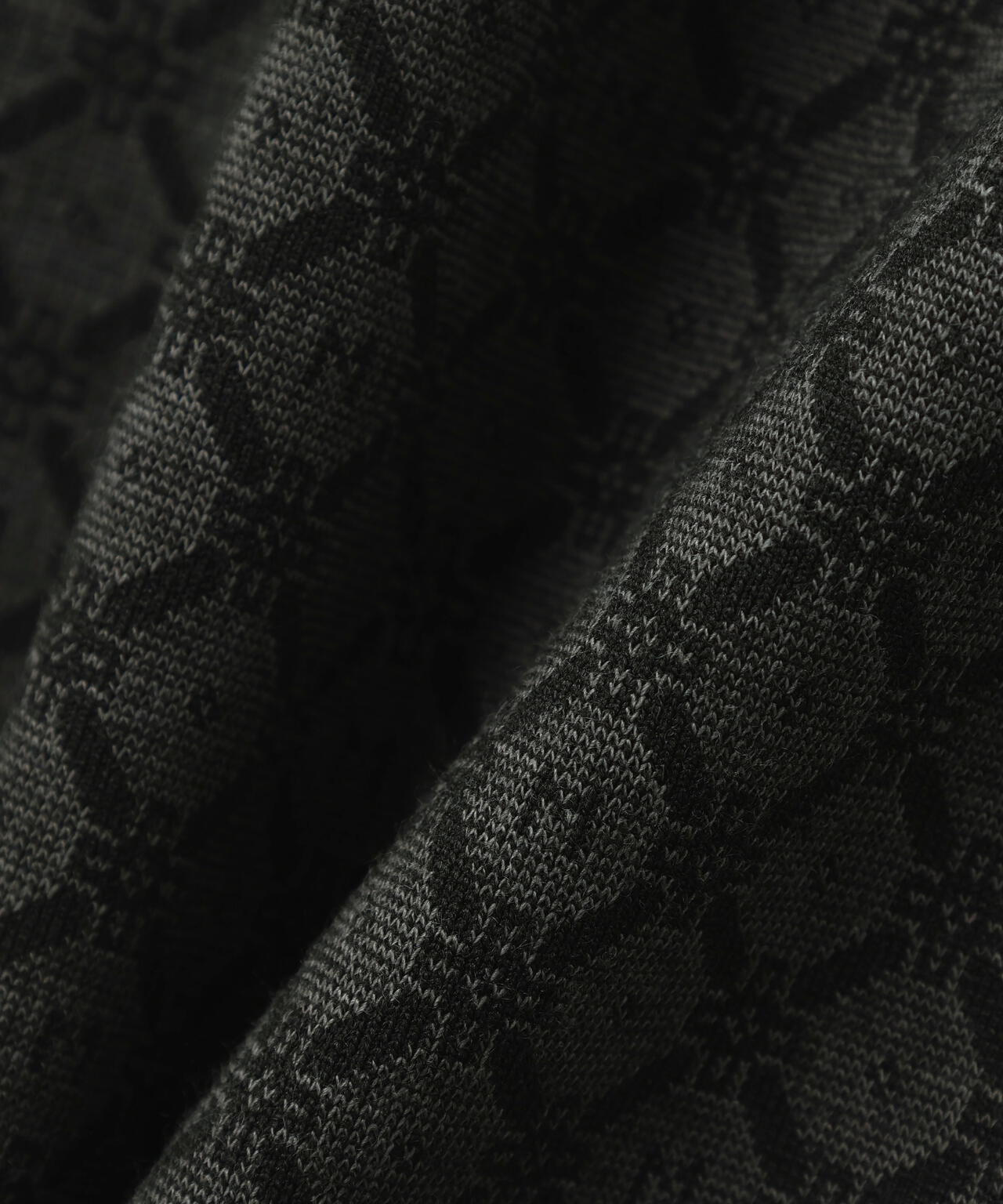 小紋ジャガードジップアップカットブルゾン