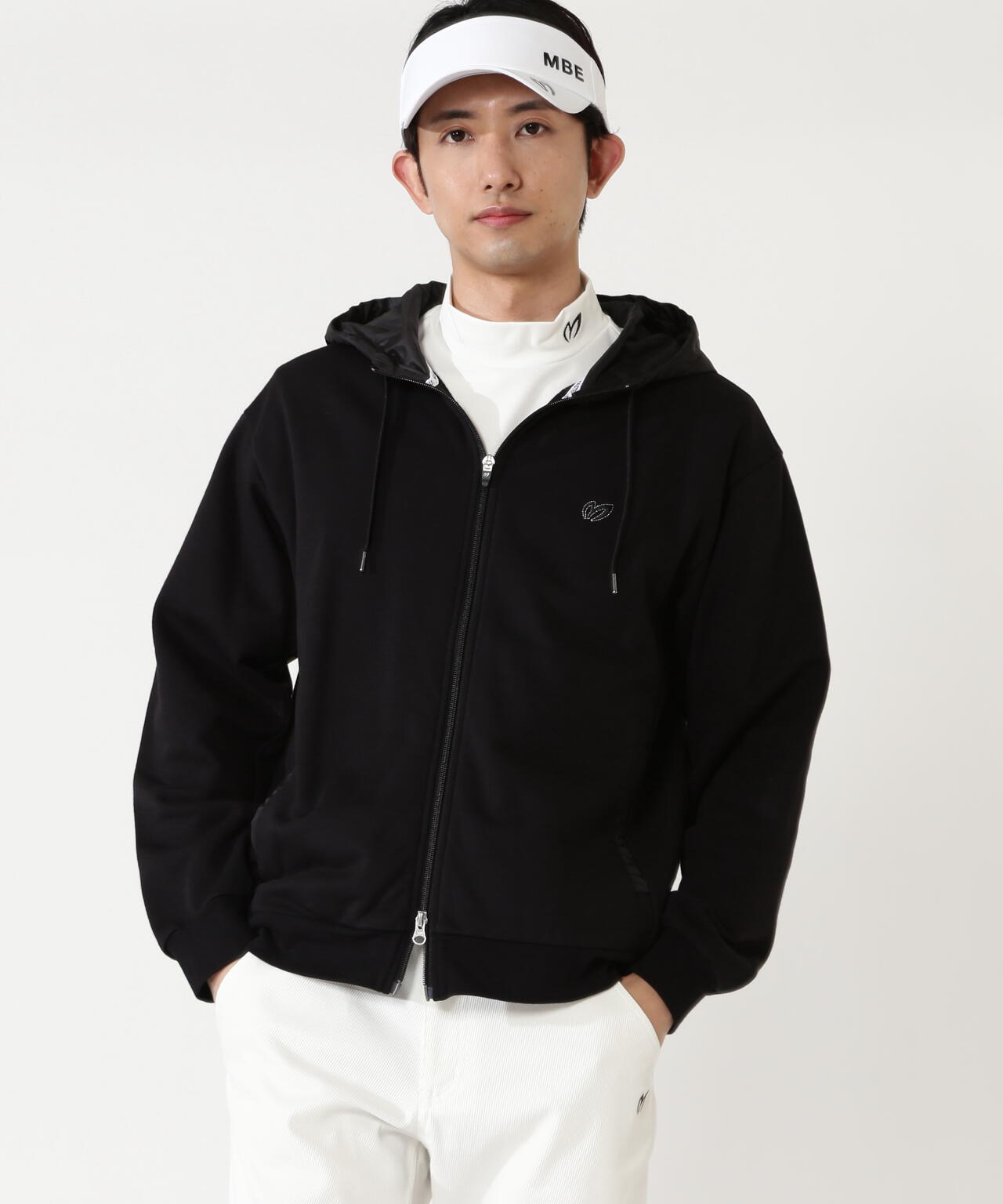 T/Cベア裏毛ジップアップフーディジャケット