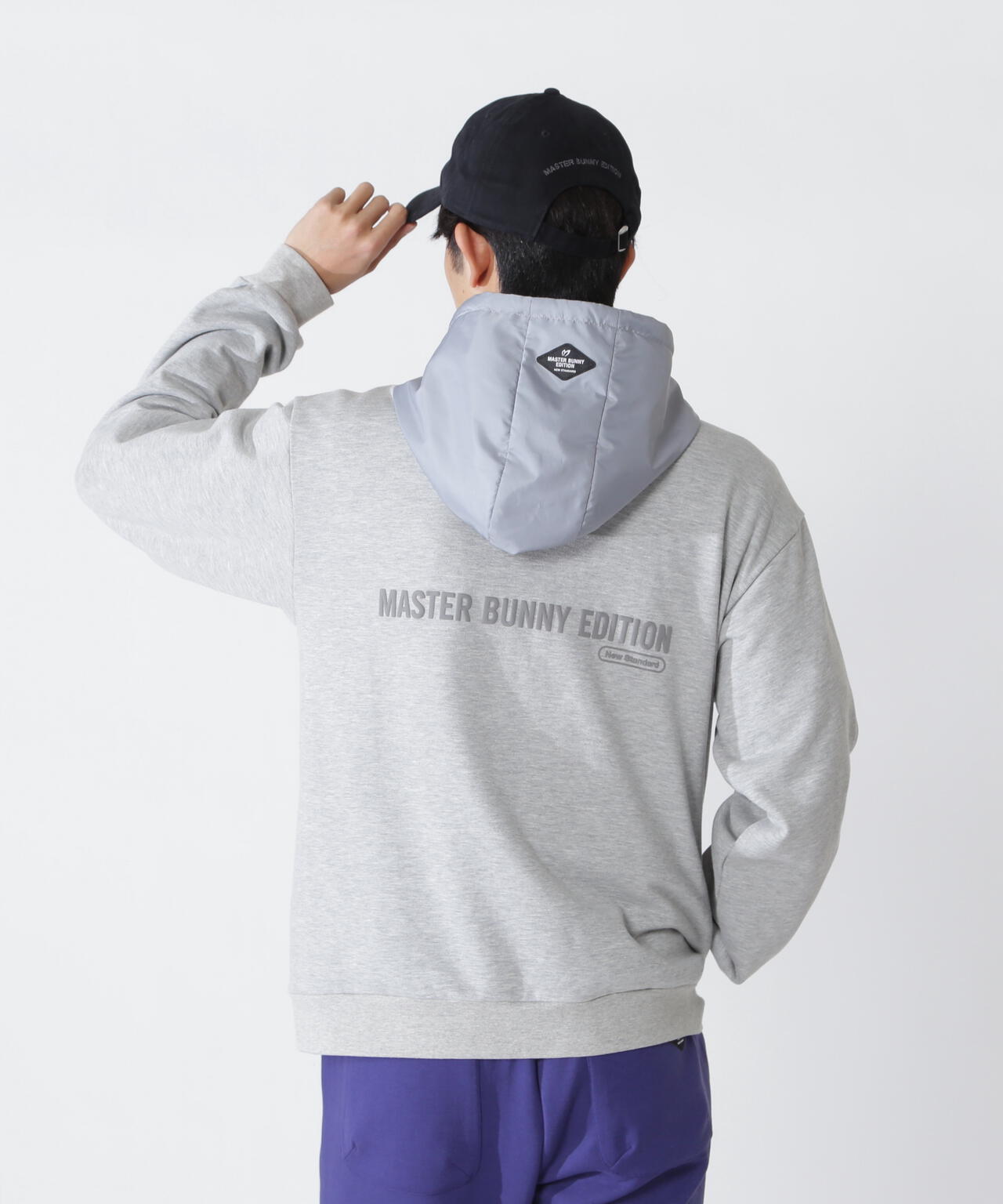 T/Cベア裏毛ジップアップフーディジャケット