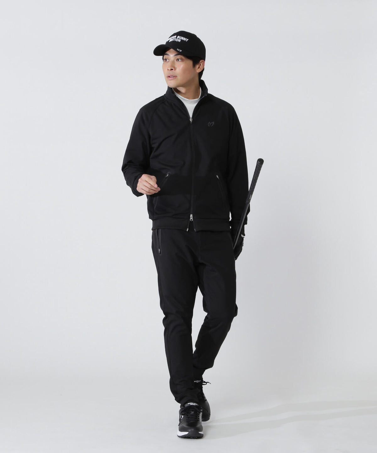 ワッシャー裏毛ジップアップブルゾン