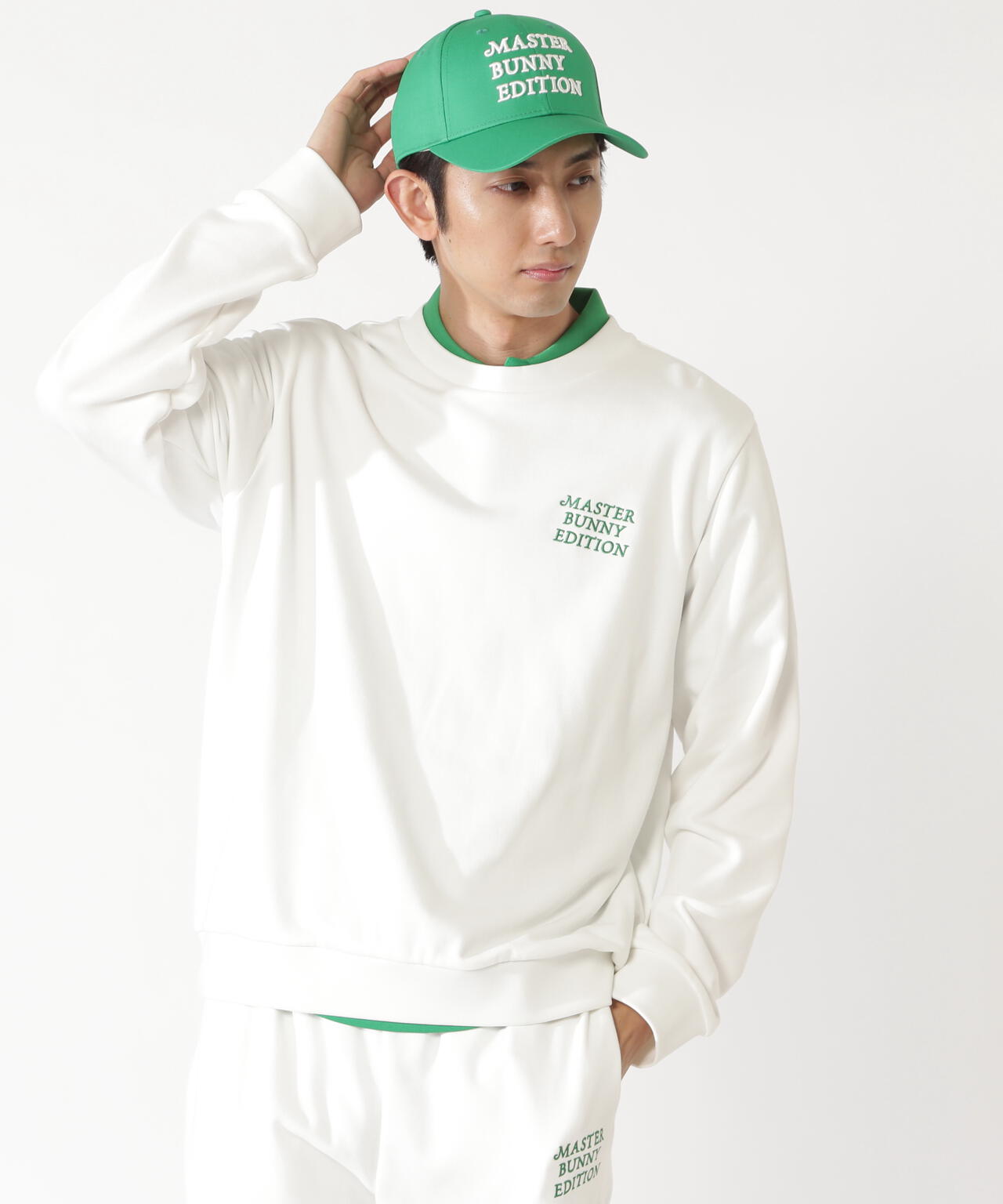 【PLAY GREEN】スウェットクルーネックプルオーバー