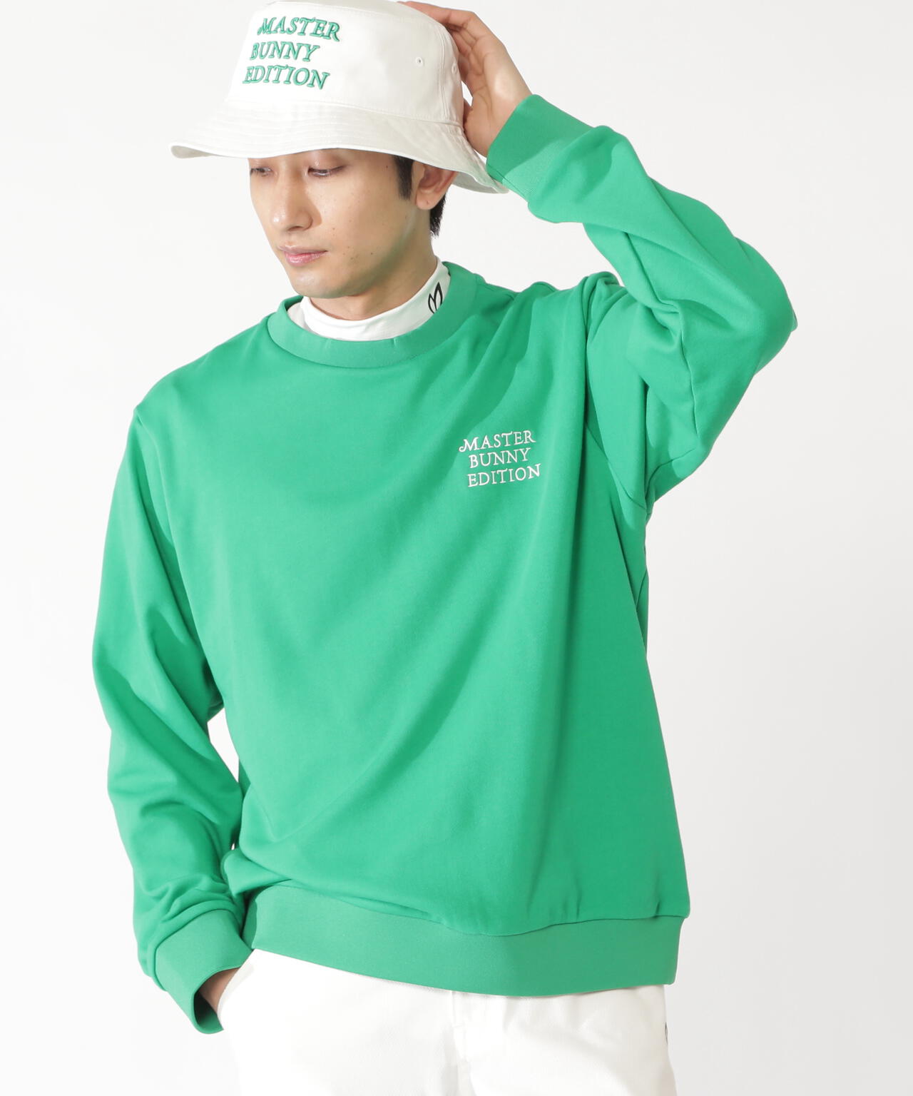 【PLAY GREEN】スウェットクルーネックプルオーバー