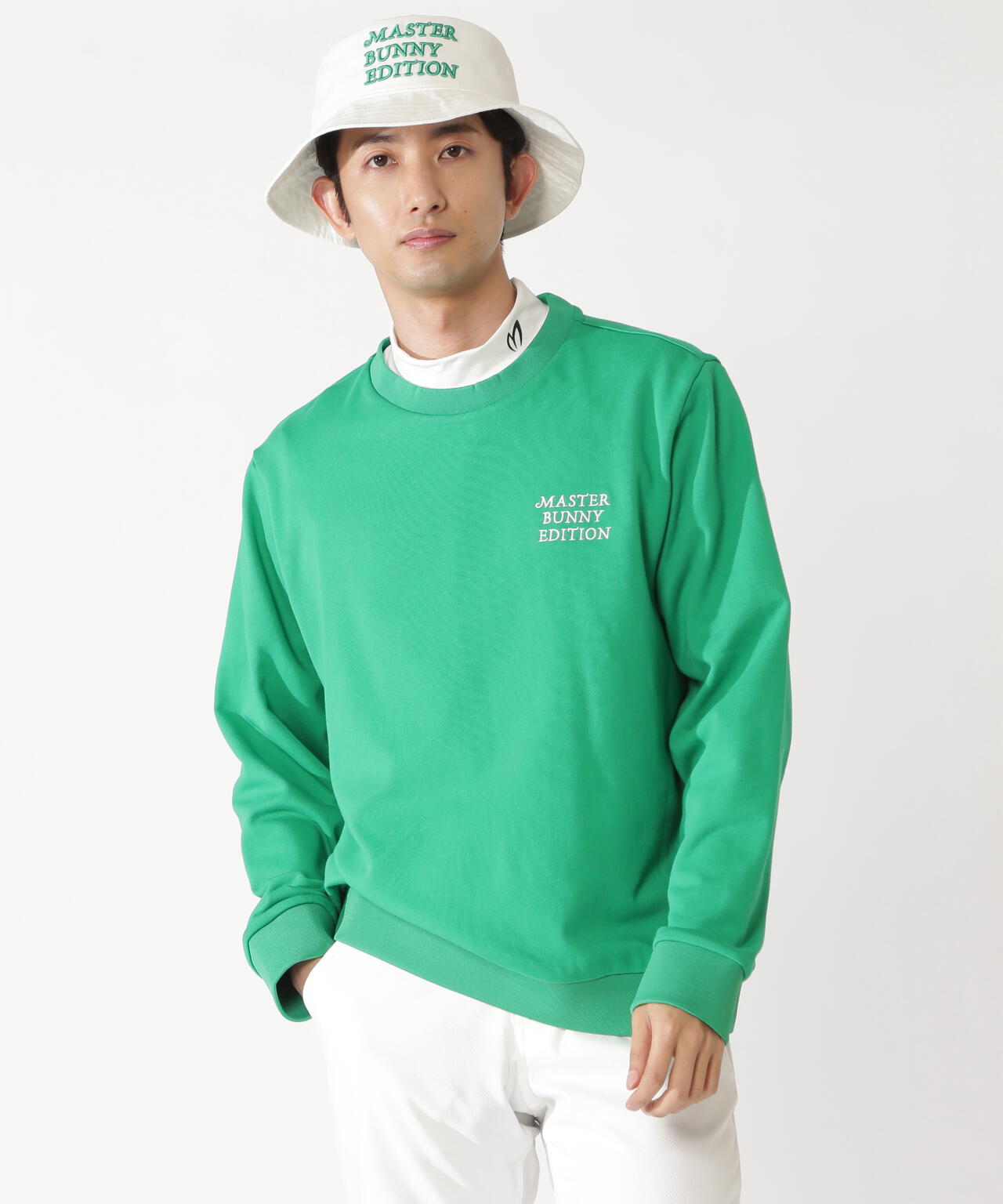 【PLAY GREEN】スウェットクルーネックプルオーバー