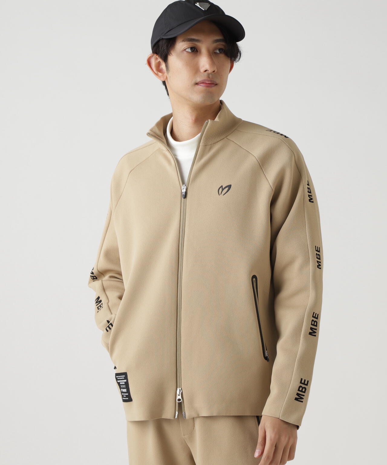 REGENTニットジップアップトラック風ジャケット