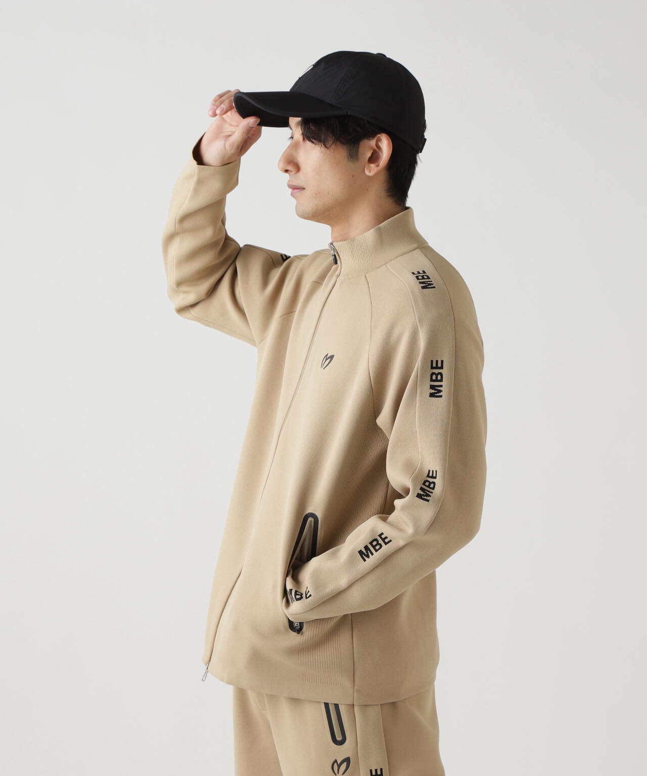 REGENTニットジップアップトラック風ジャケット