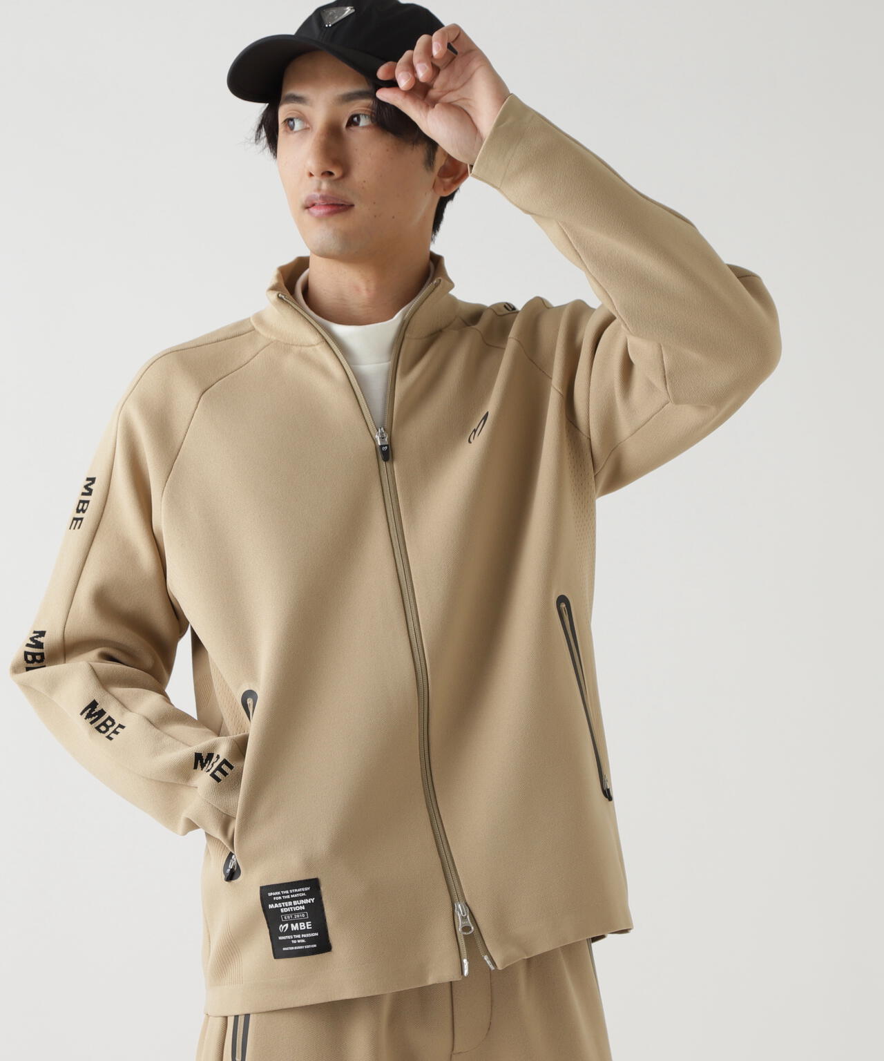 REGENTニットジップアップトラック風ジャケット