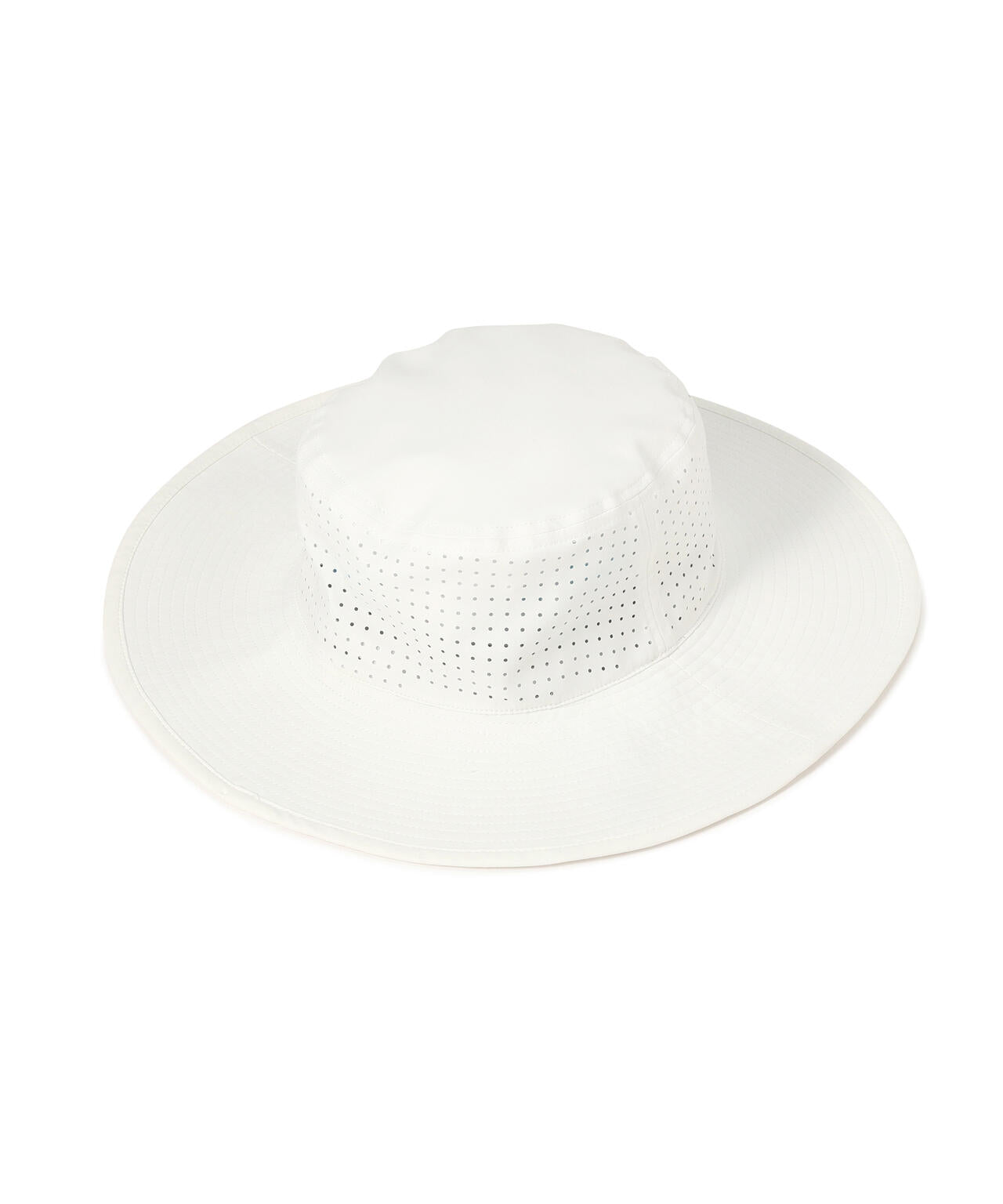 パンチングツバ広ハット (UNISEX)