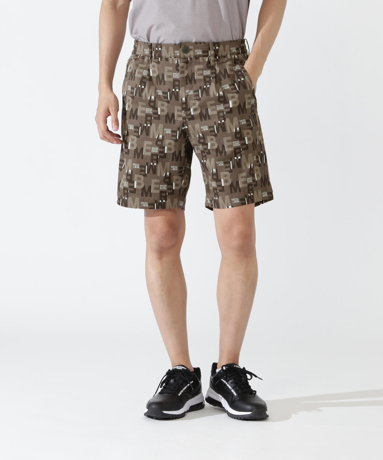 MBEプリントドビーストレッチショートパンツ