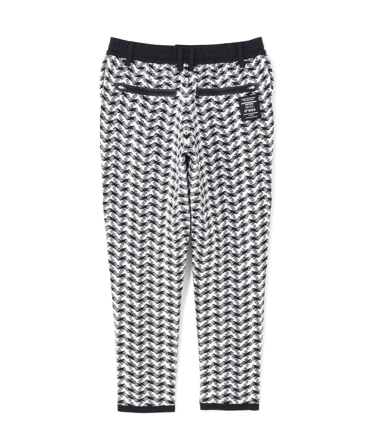 変形千鳥柄接結ニットパンツ <変形千鳥柄> (MENS)