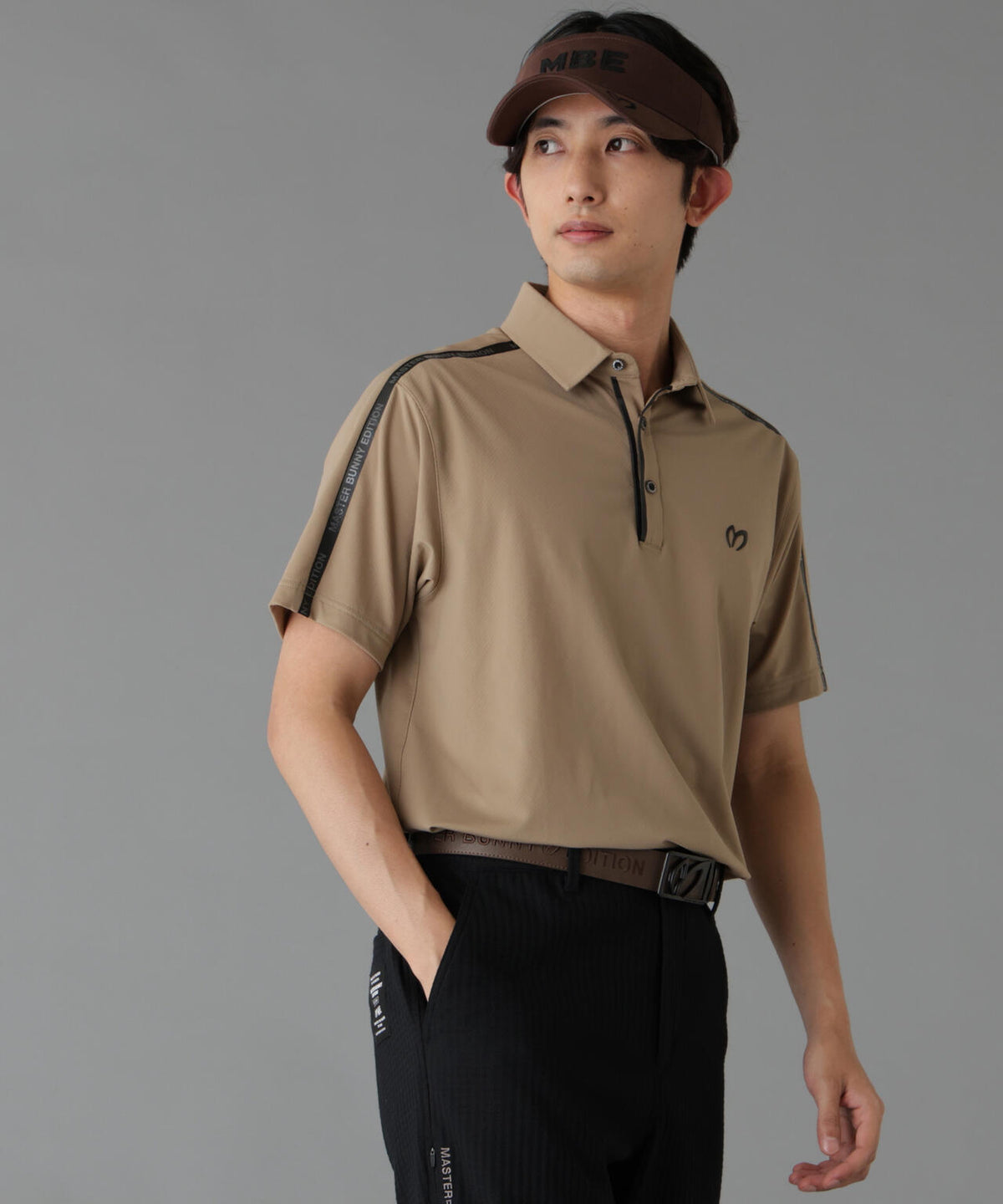 トリコット半袖ポロシャツ (MENS)