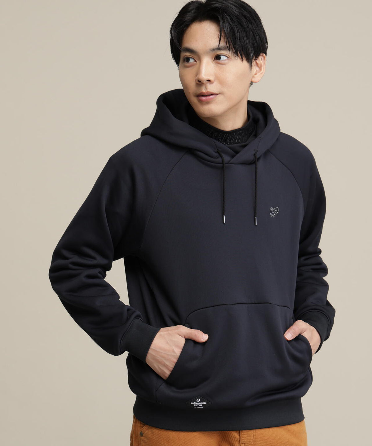 ボンバー裏毛フーディプルオーバー (MENS)