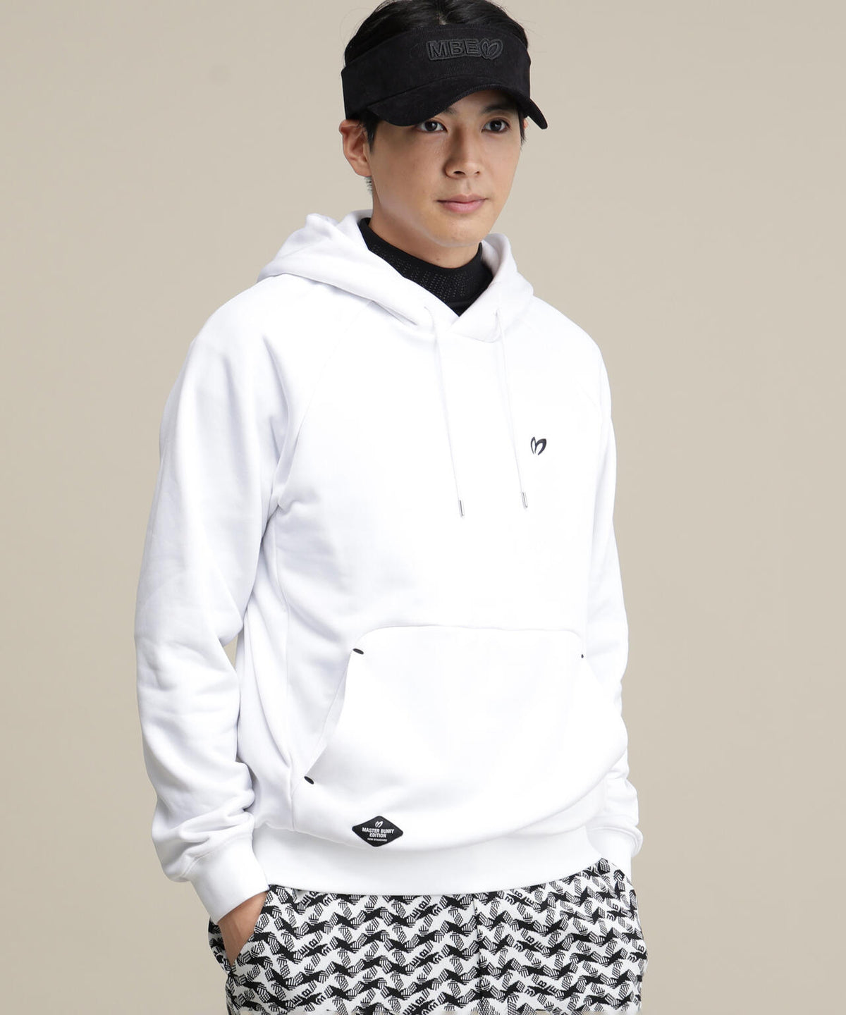 ボンバー裏毛フーディプルオーバー (MENS)