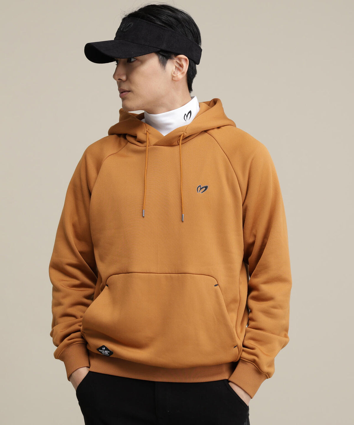 ボンバー裏毛フーディプルオーバー (MENS)