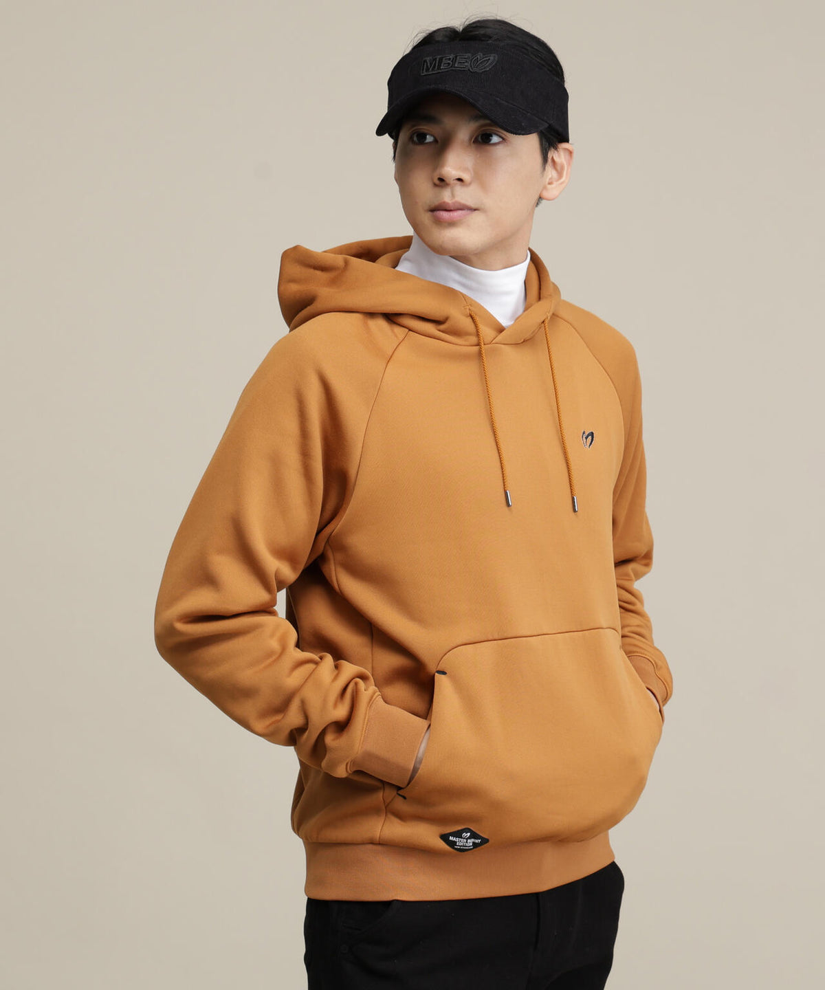 ボンバー裏毛フーディプルオーバー (MENS)