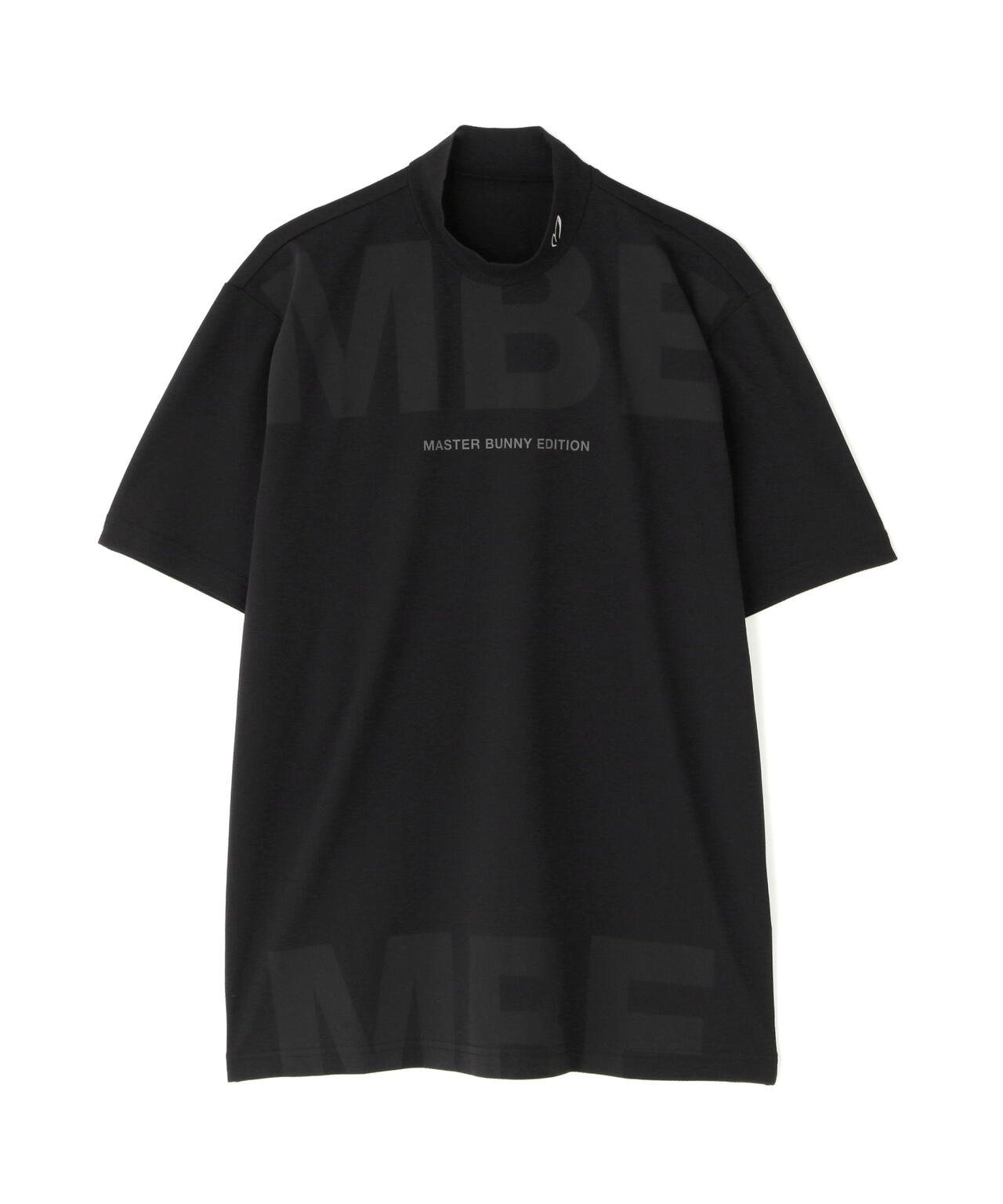 ダイヤメッシュ半袖ハイネックカットソー