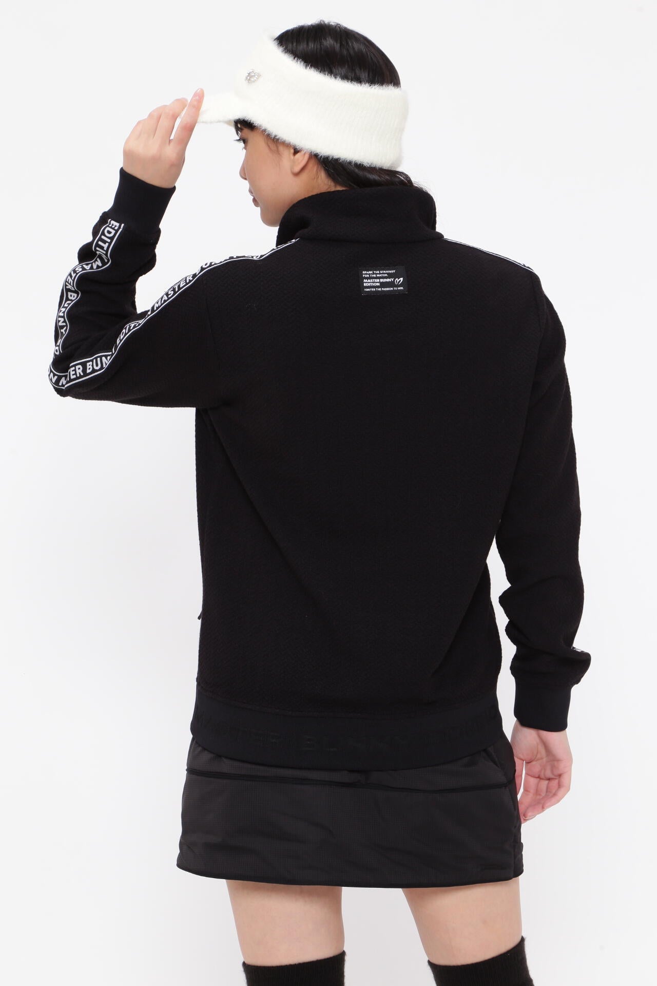 エコロジスタ ヘリンボンWフェイス トラックジャケット