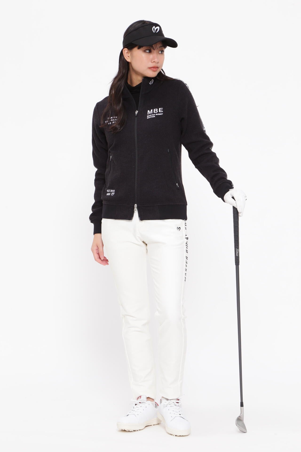 エコロジスタ ヘリンボンWフェイス トラックジャケット