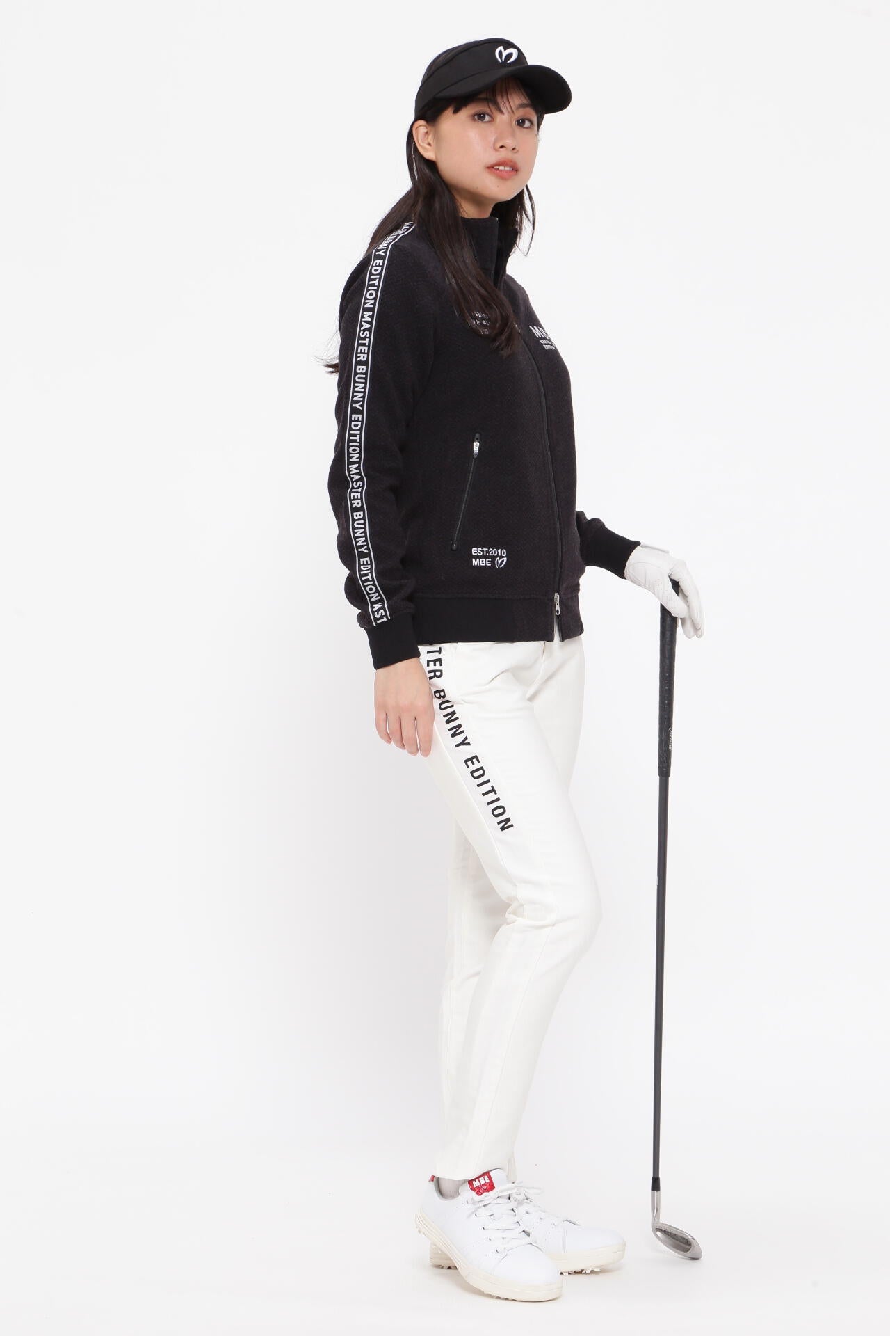 エコロジスタ ヘリンボンWフェイス トラックジャケット