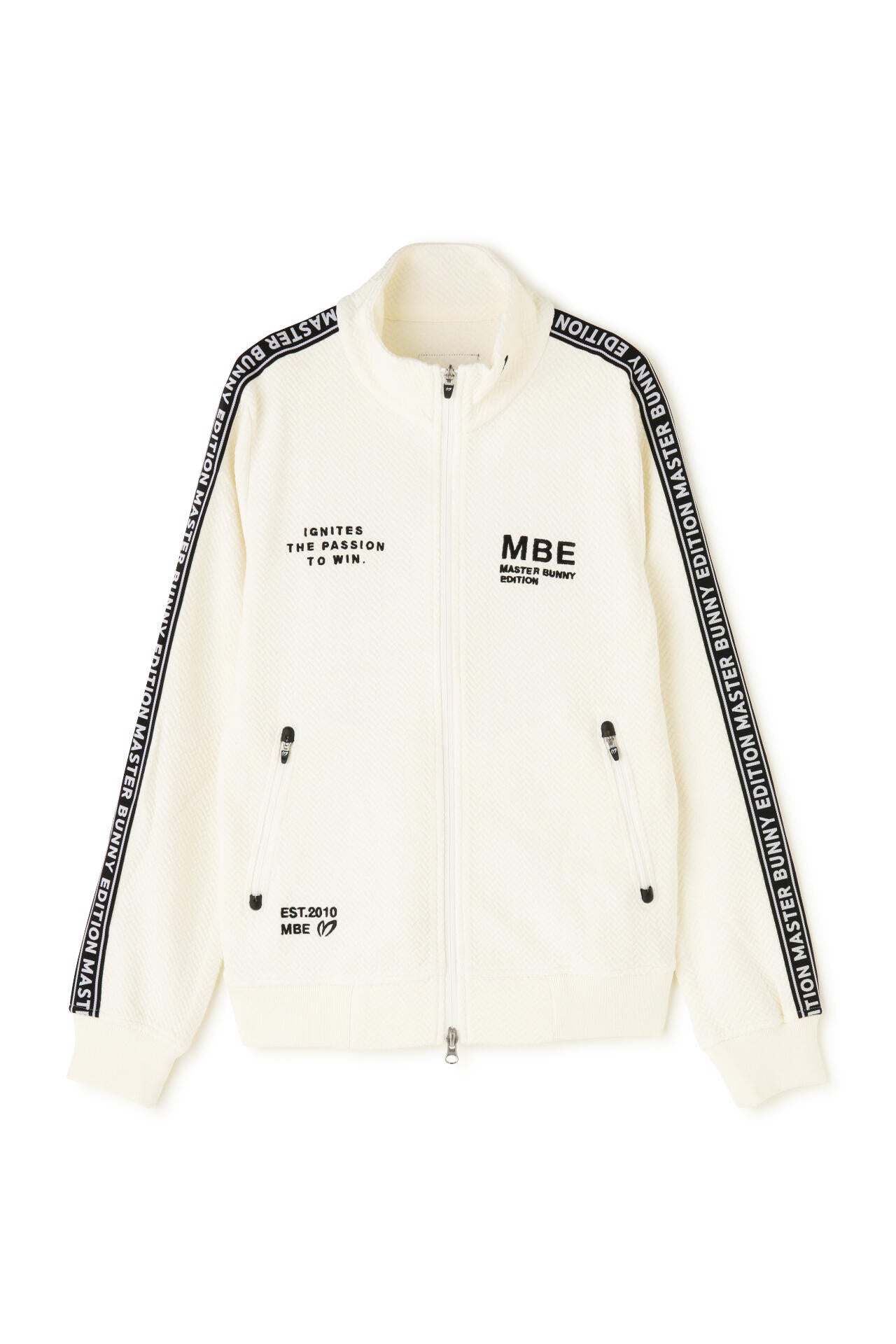 エコロジスタ ヘリンボンWフェイス トラックジャケット