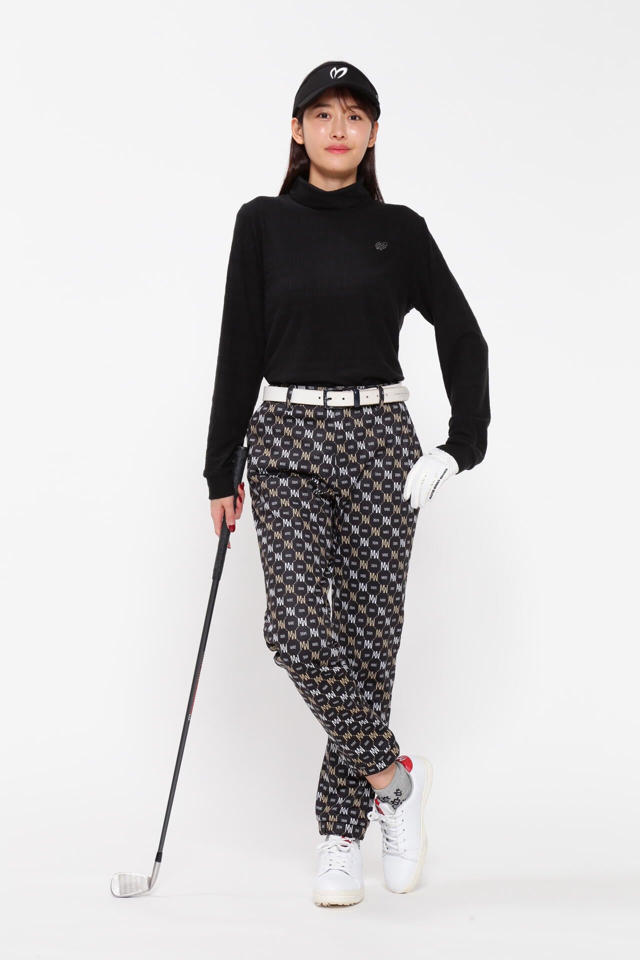 ニットボンディング パンツ <MBEモノグラム柄>