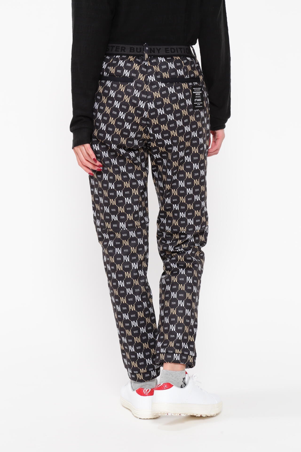 ニットボンディング パンツ <MBEモノグラム柄>