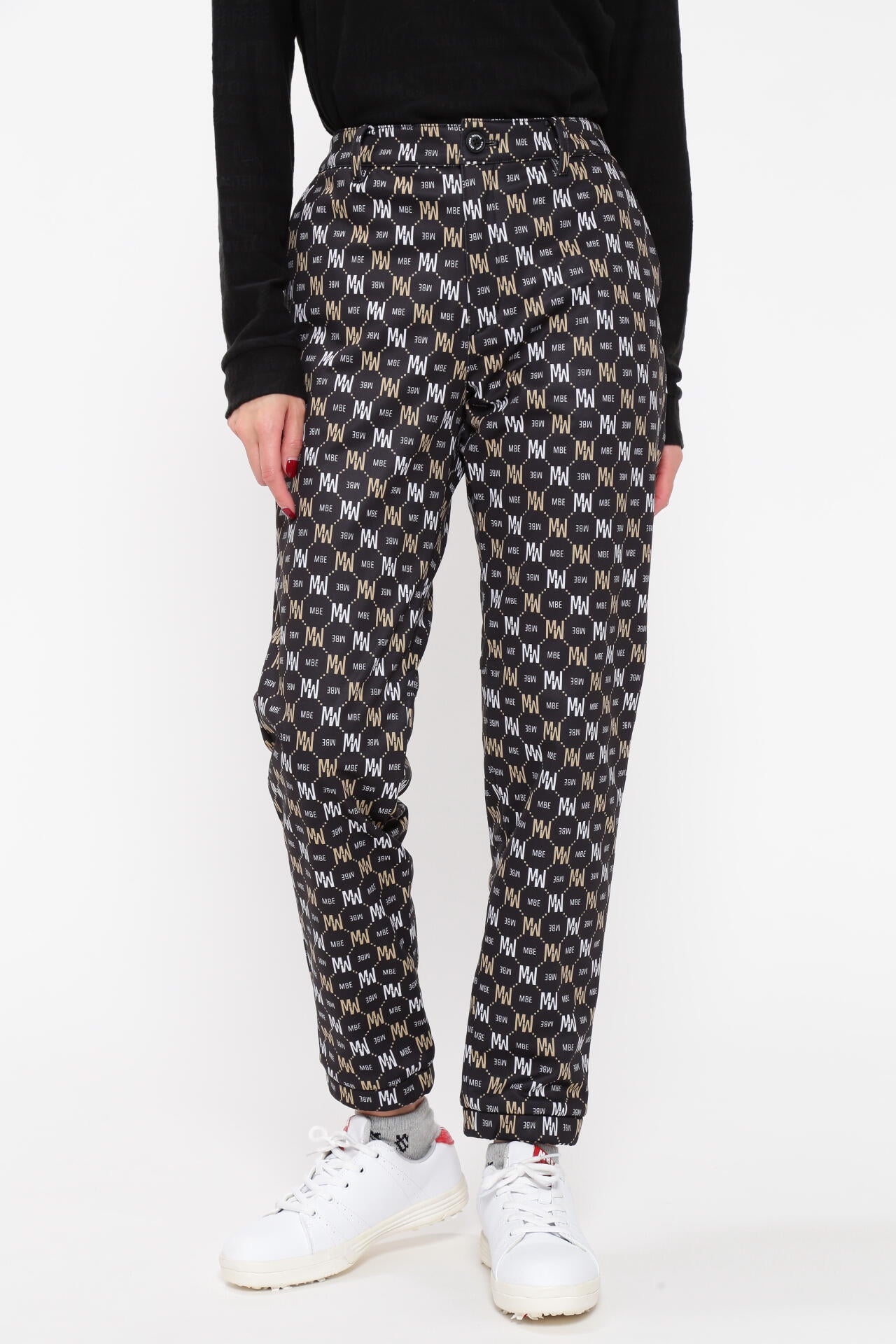 ニットボンディング パンツ <MBEモノグラム柄>