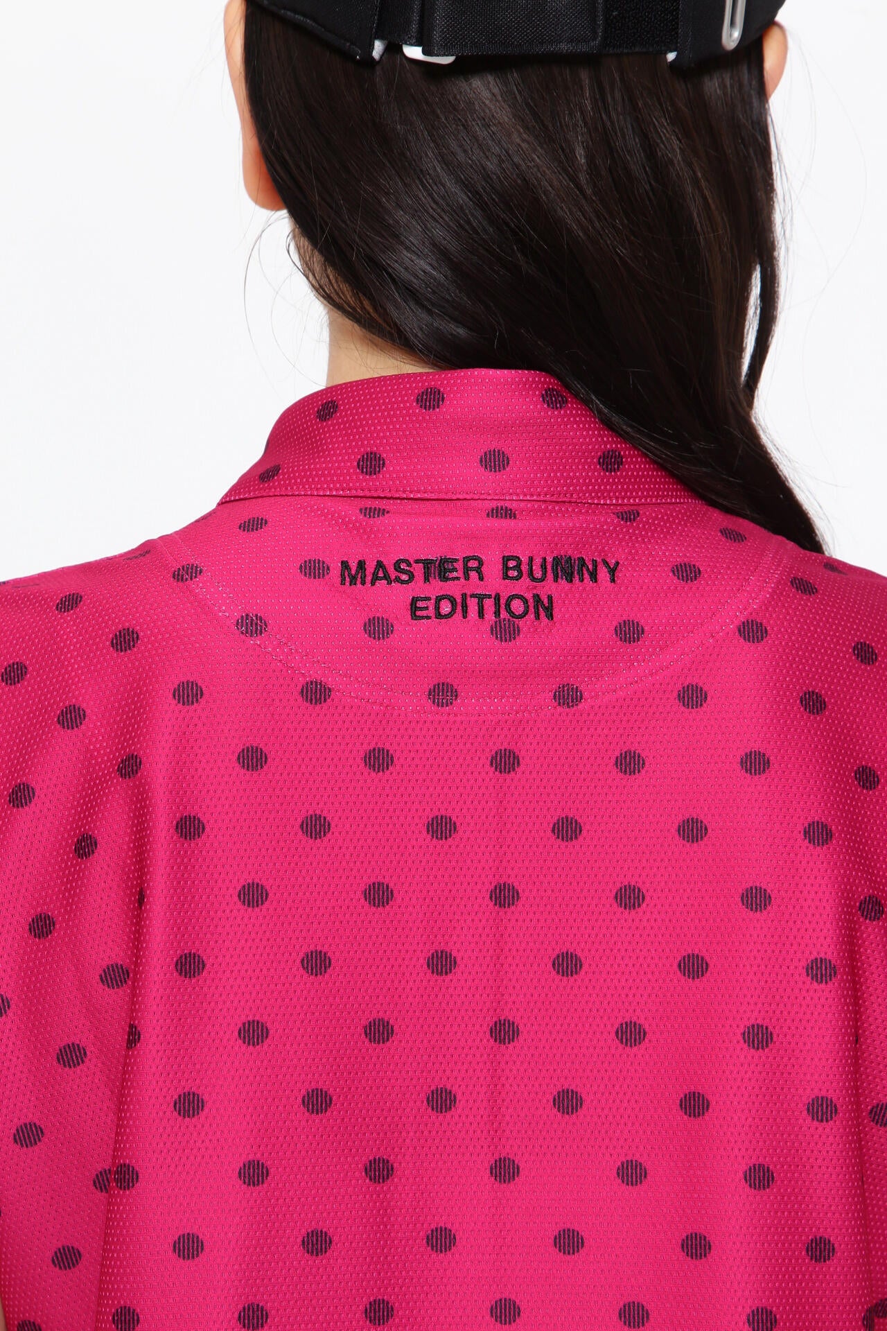 4WAYメッシュトリコット 半袖ポロシャツ <ドットプリント>