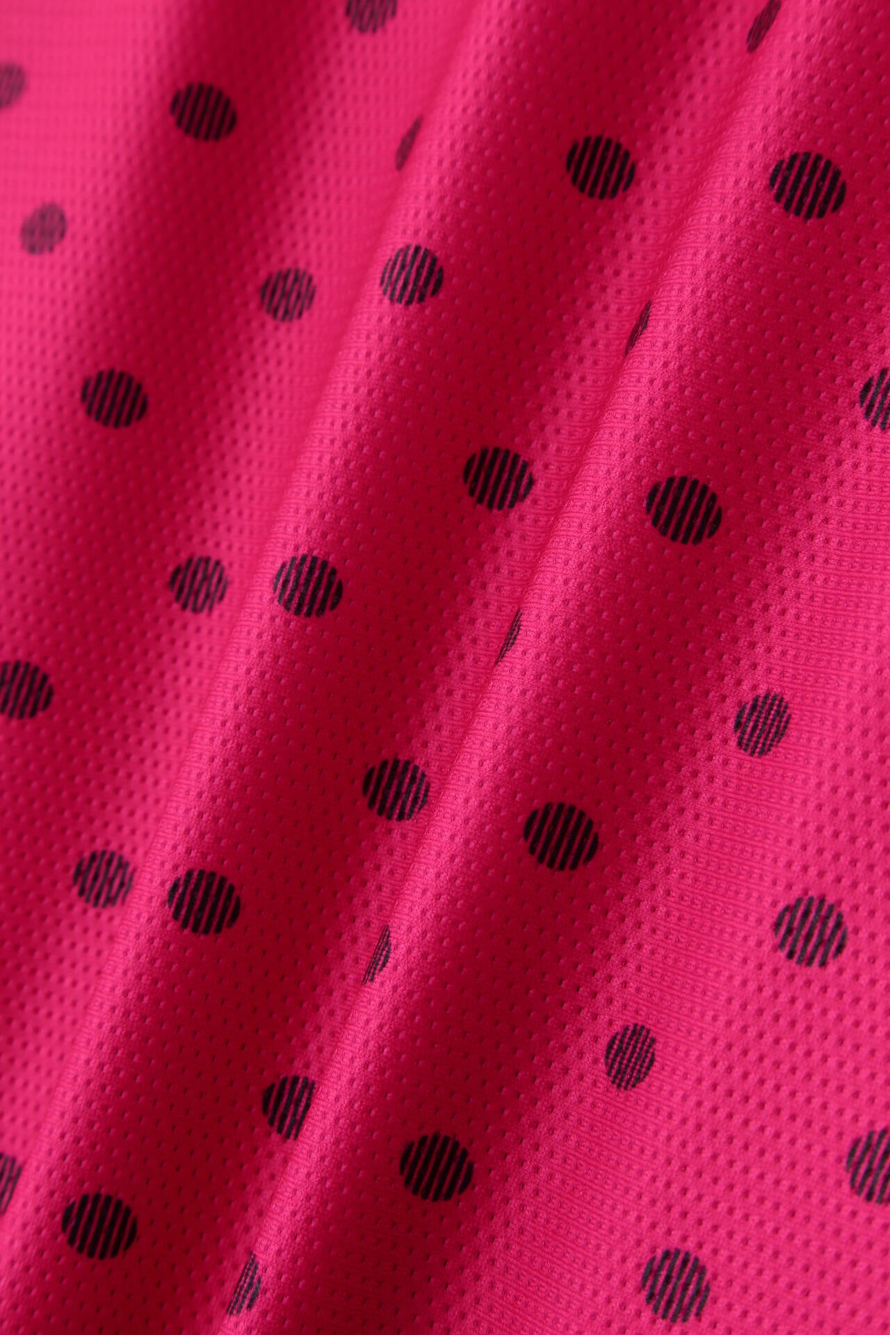 4WAYメッシュトリコット 半袖ポロシャツ <ドットプリント>