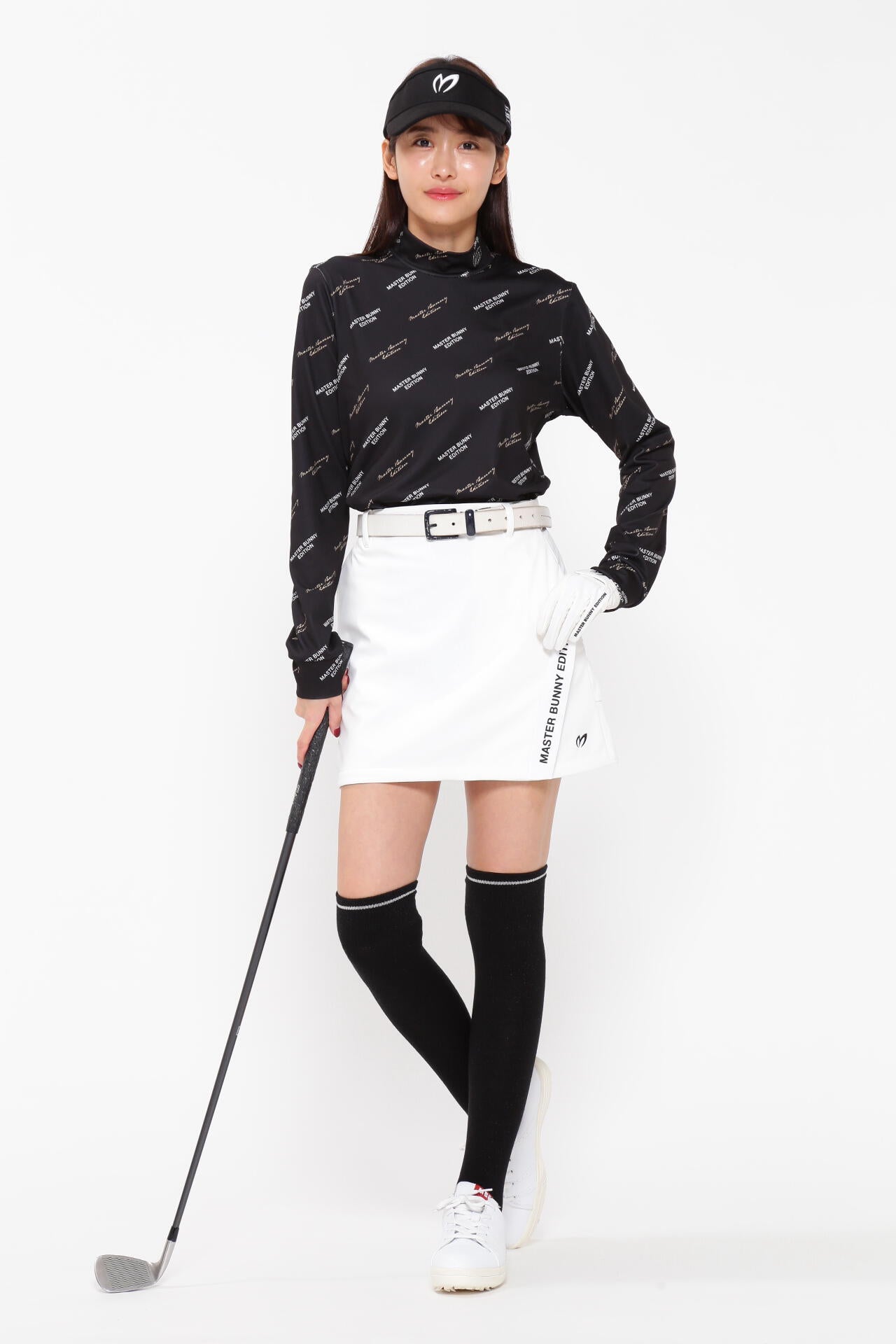 スムース裏起毛 ハイネックカットソープルオーバー <MBEバイアスロゴ/モノグラム柄>