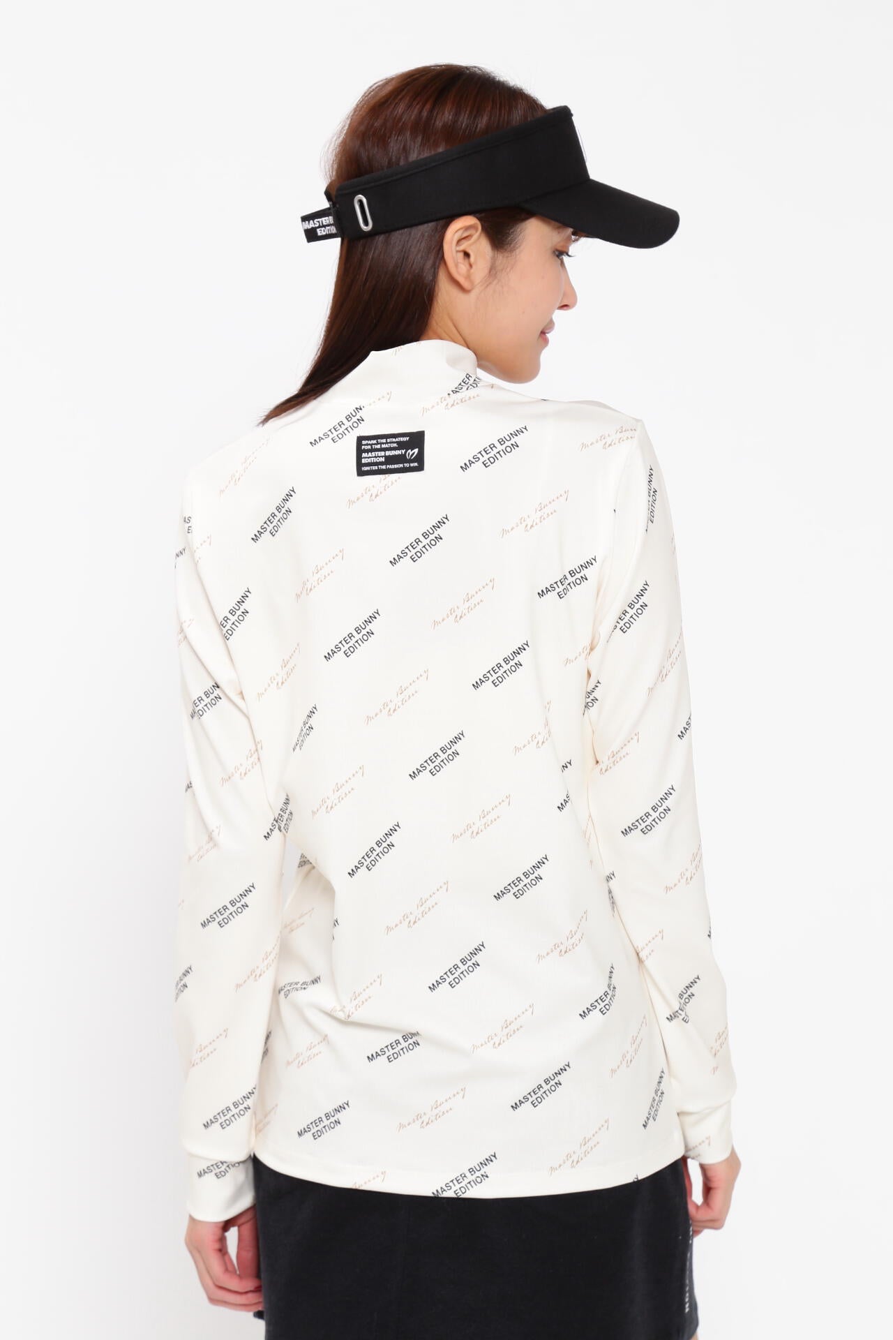 スムース裏起毛 ハイネックカットソープルオーバー <MBEバイアスロゴ/モノグラム柄>