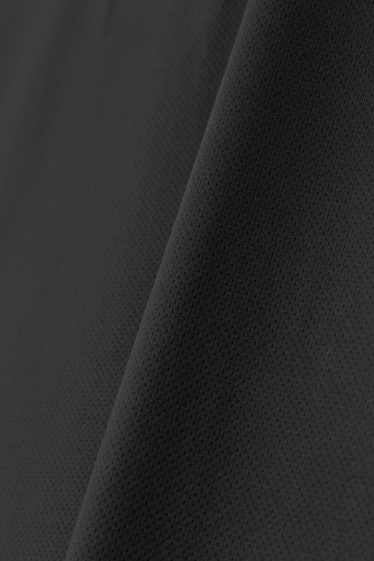 COOL CORE ヘザーバーズアイメッシュ 長袖ハイネックカットソー