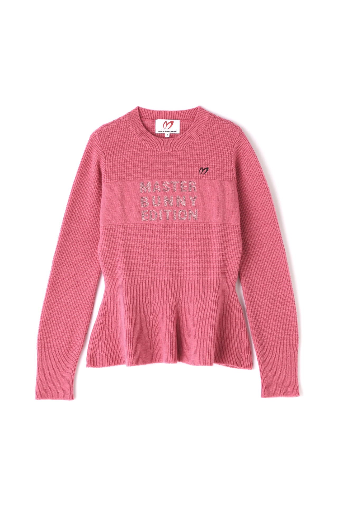 アラン柄 クルーネックニットプルオーバー