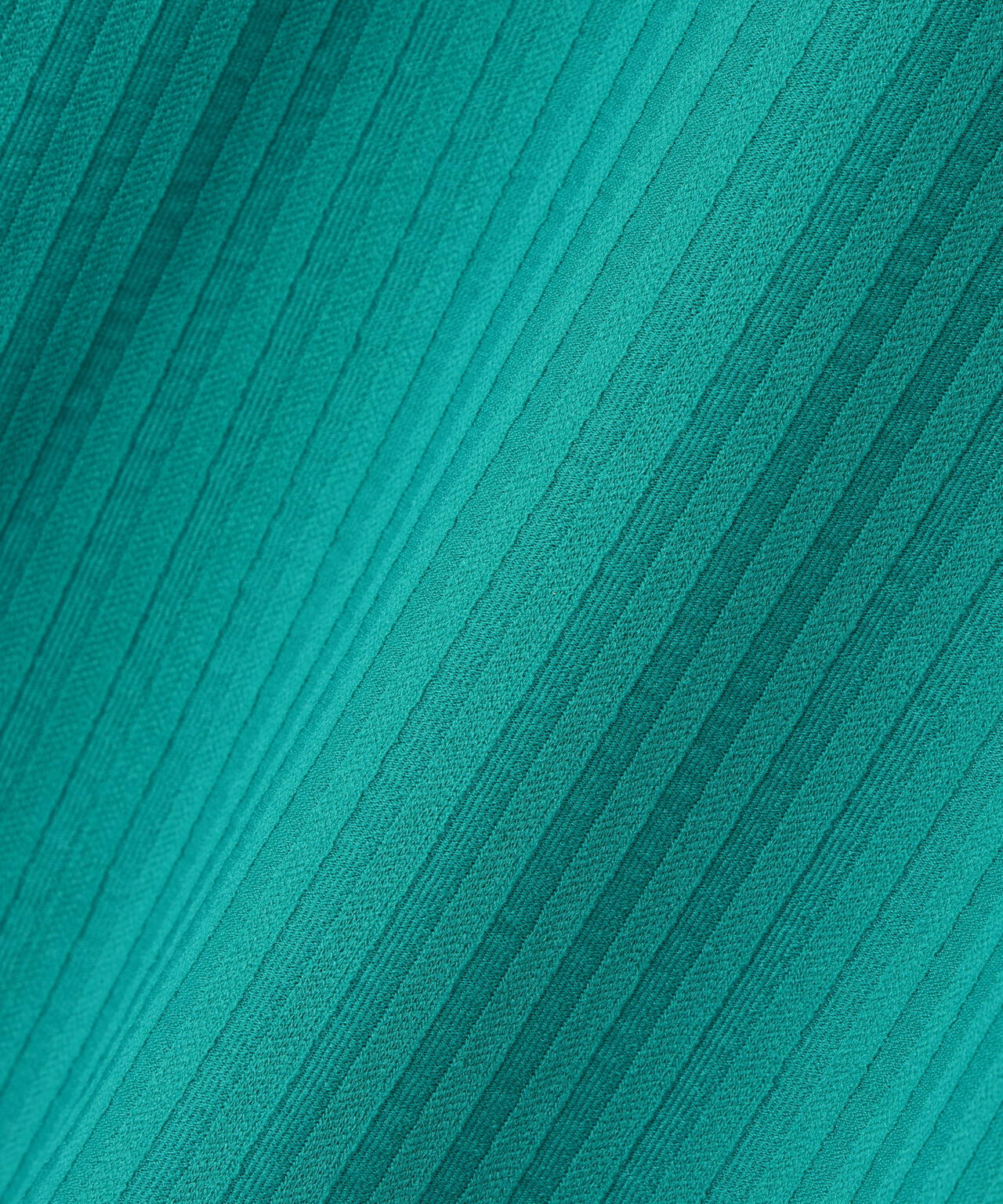 サッカーストライプ半袖モックネックワンピース