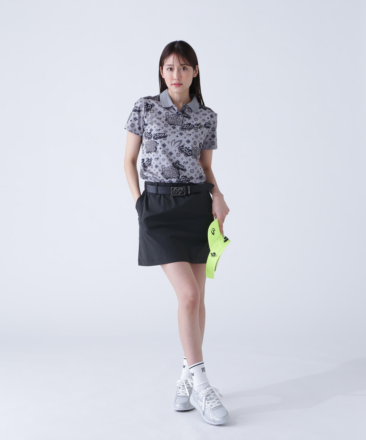 ナイロンストレッチスカート