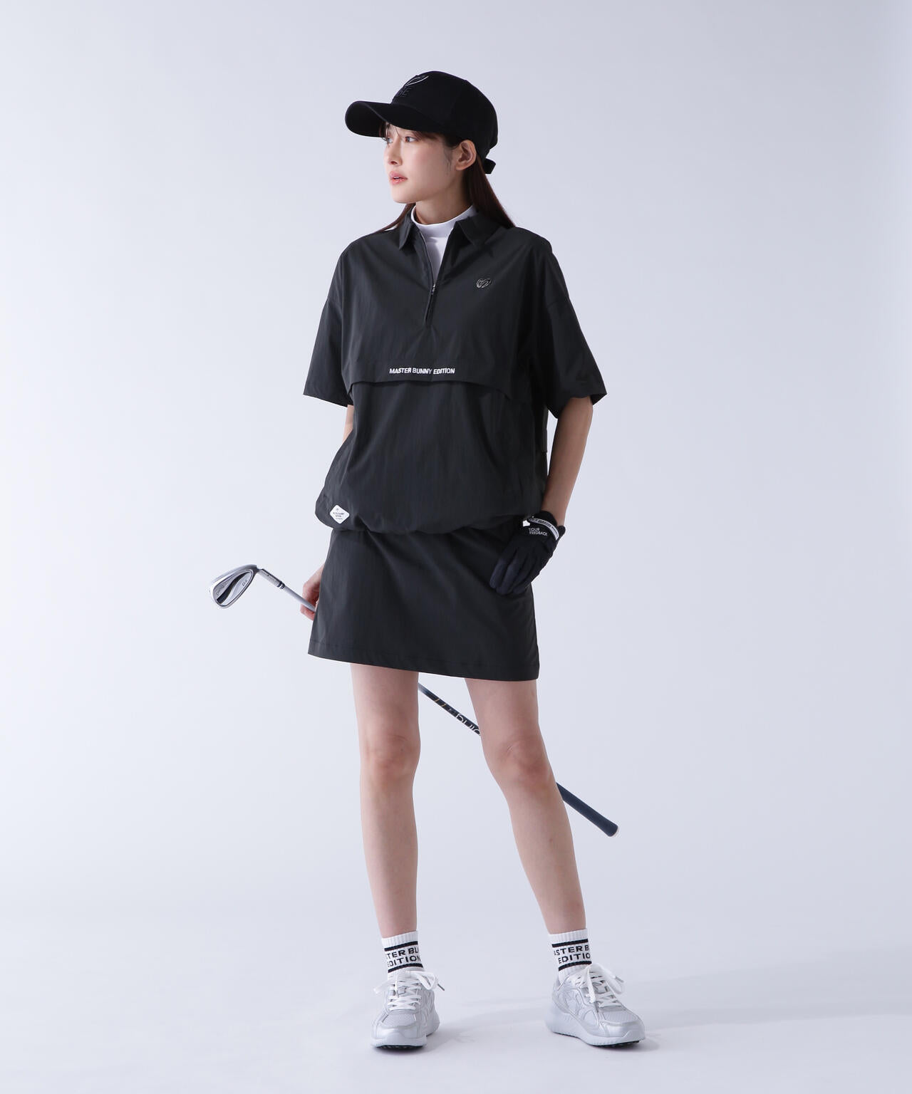 ナイロンストレッチスカート