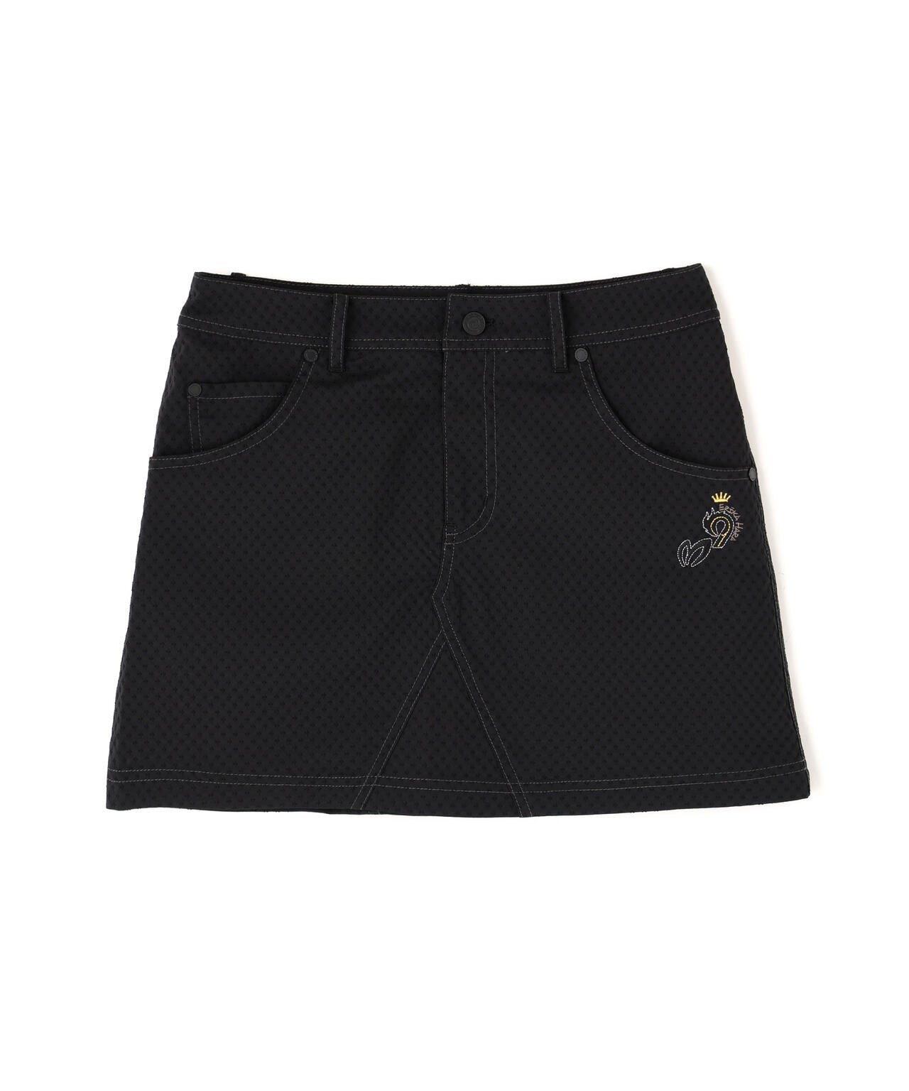 【原プロアイコン】つぶつぶストレッチ5ポケットスカート