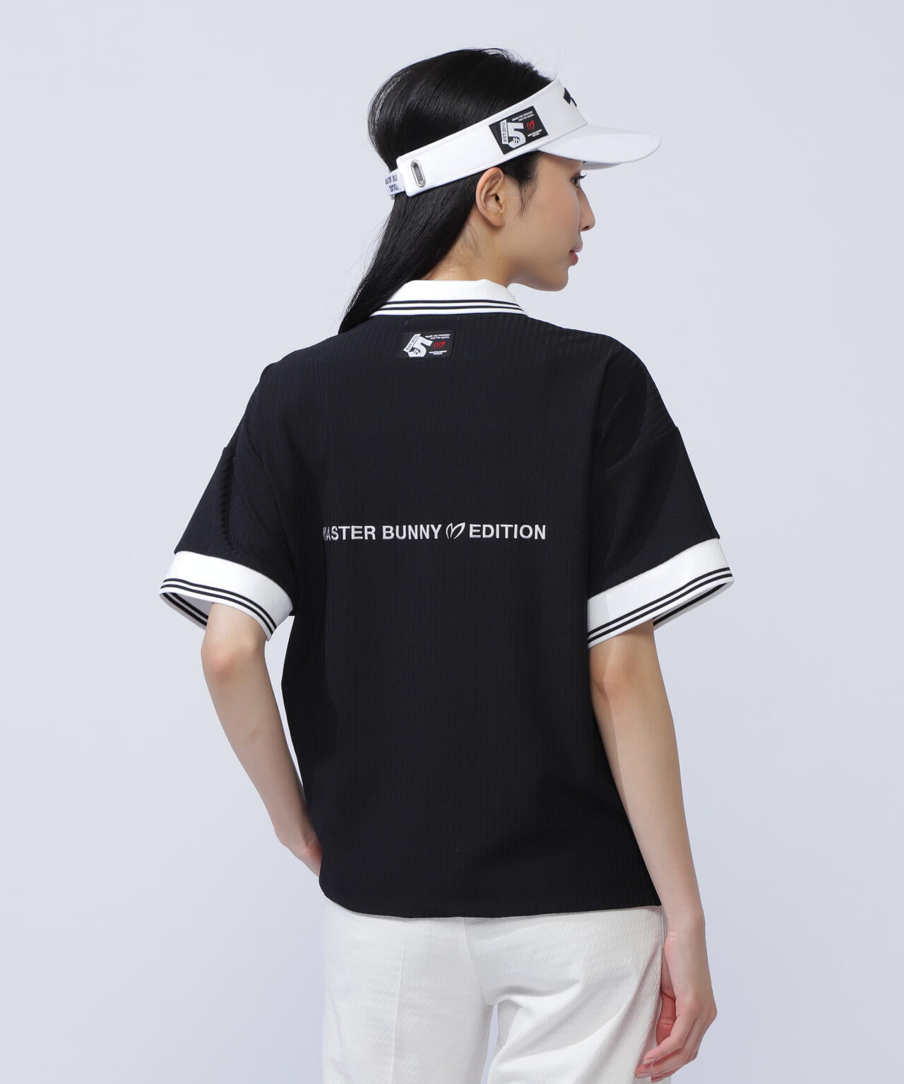 【原プロアイコン】75dフルダルサッカーストライプ半袖ポロシャツ