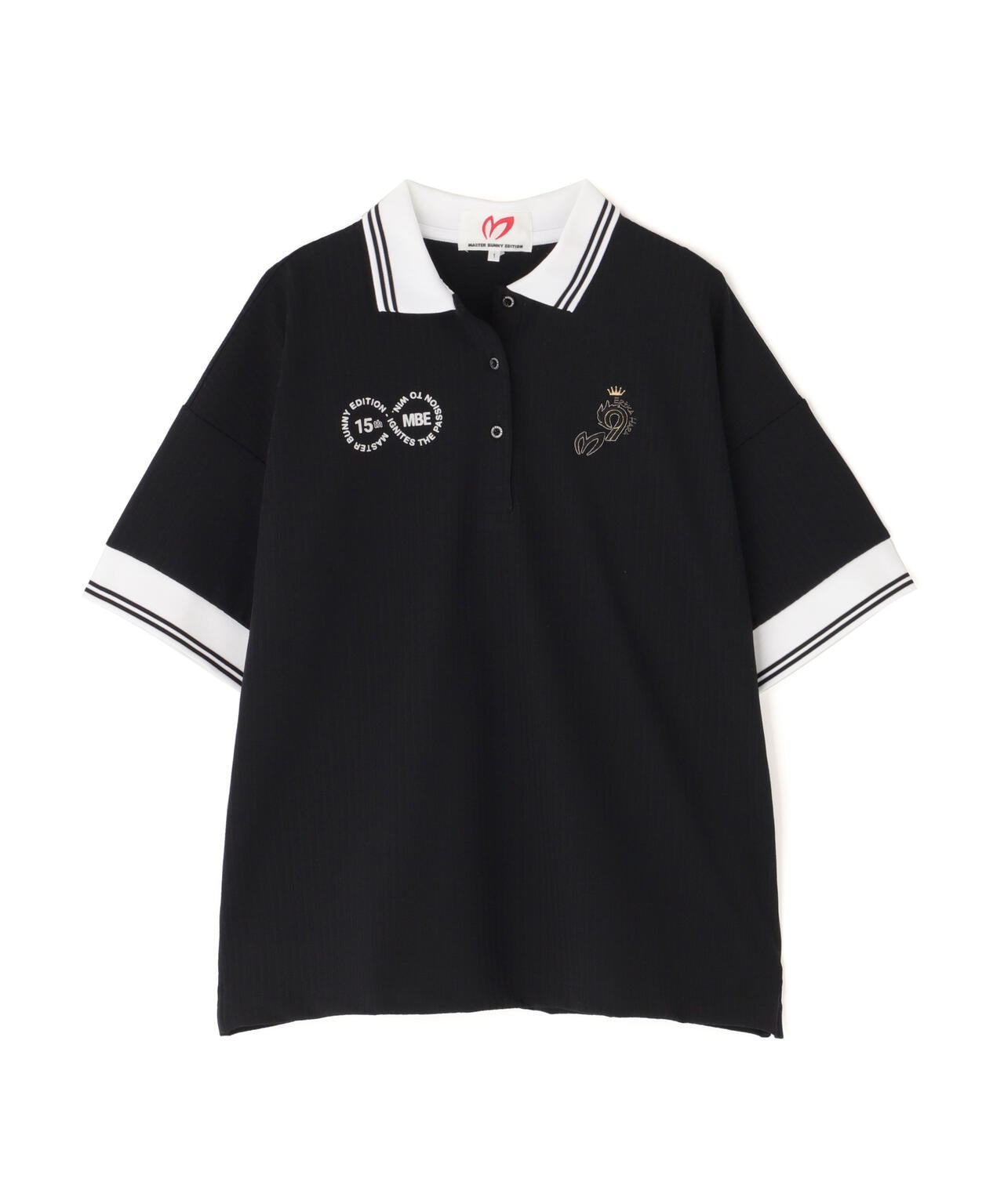 【原プロアイコン】75dフルダルサッカーストライプ半袖ポロシャツ