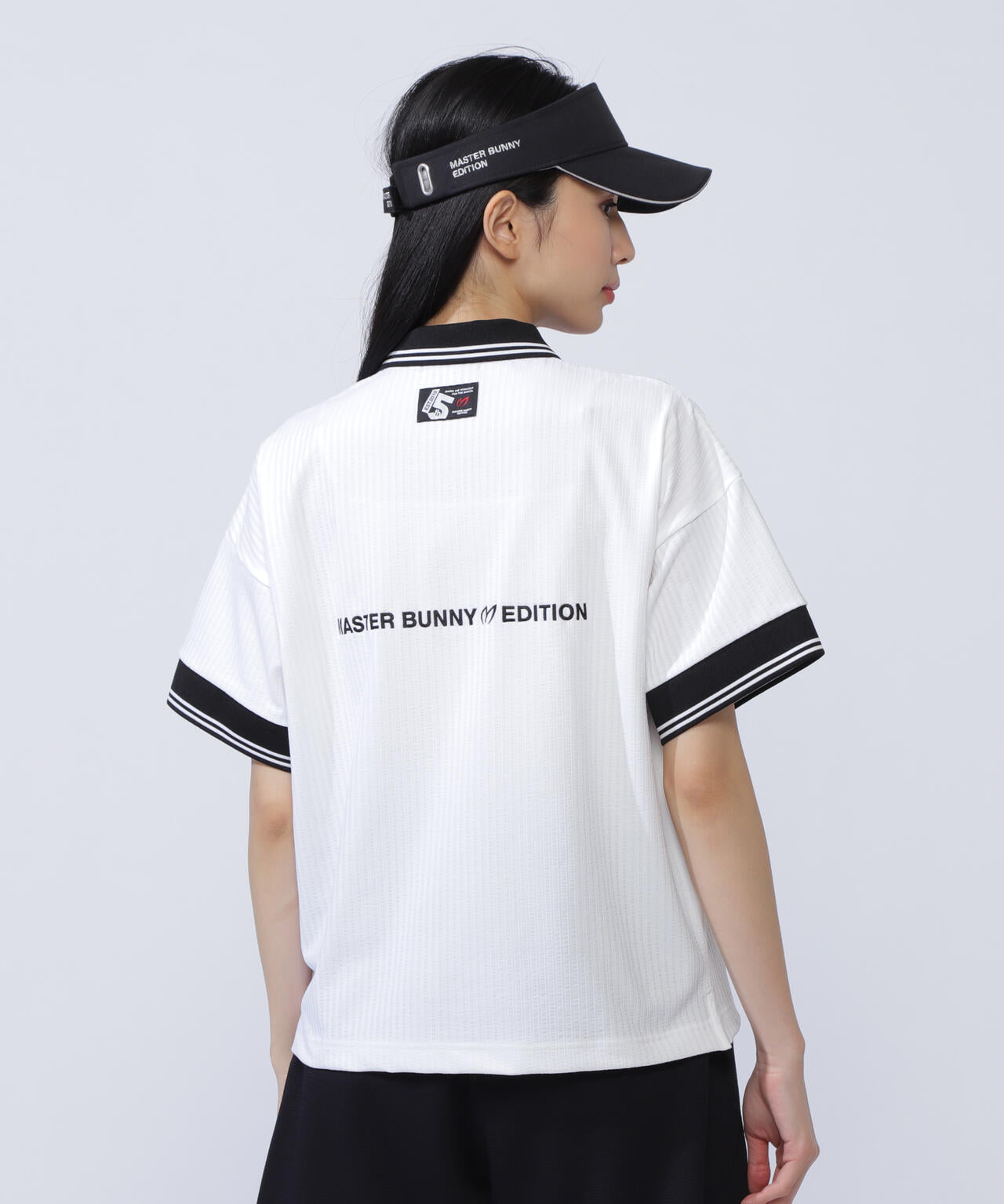 【原プロアイコン】75dフルダルサッカーストライプ半袖ポロシャツ