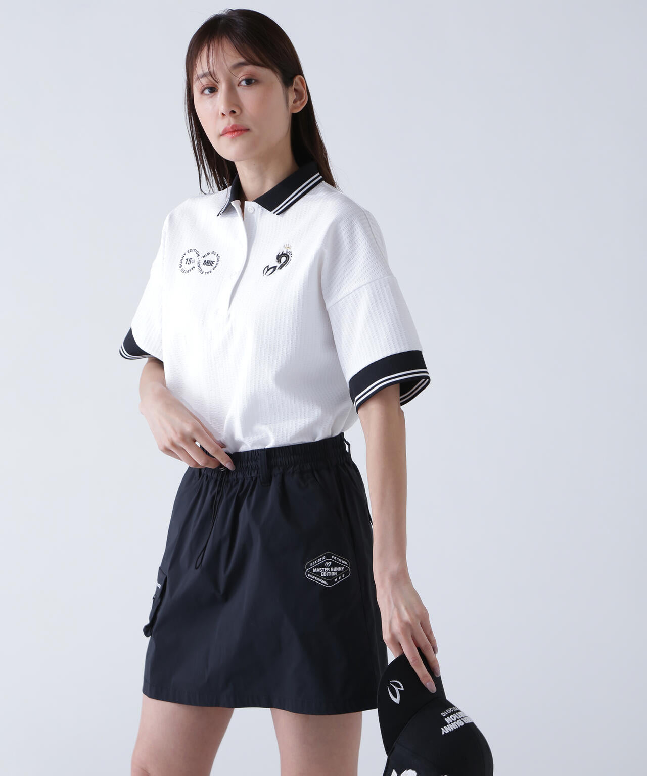 【原プロアイコン】75dフルダルサッカーストライプ半袖ポロシャツ