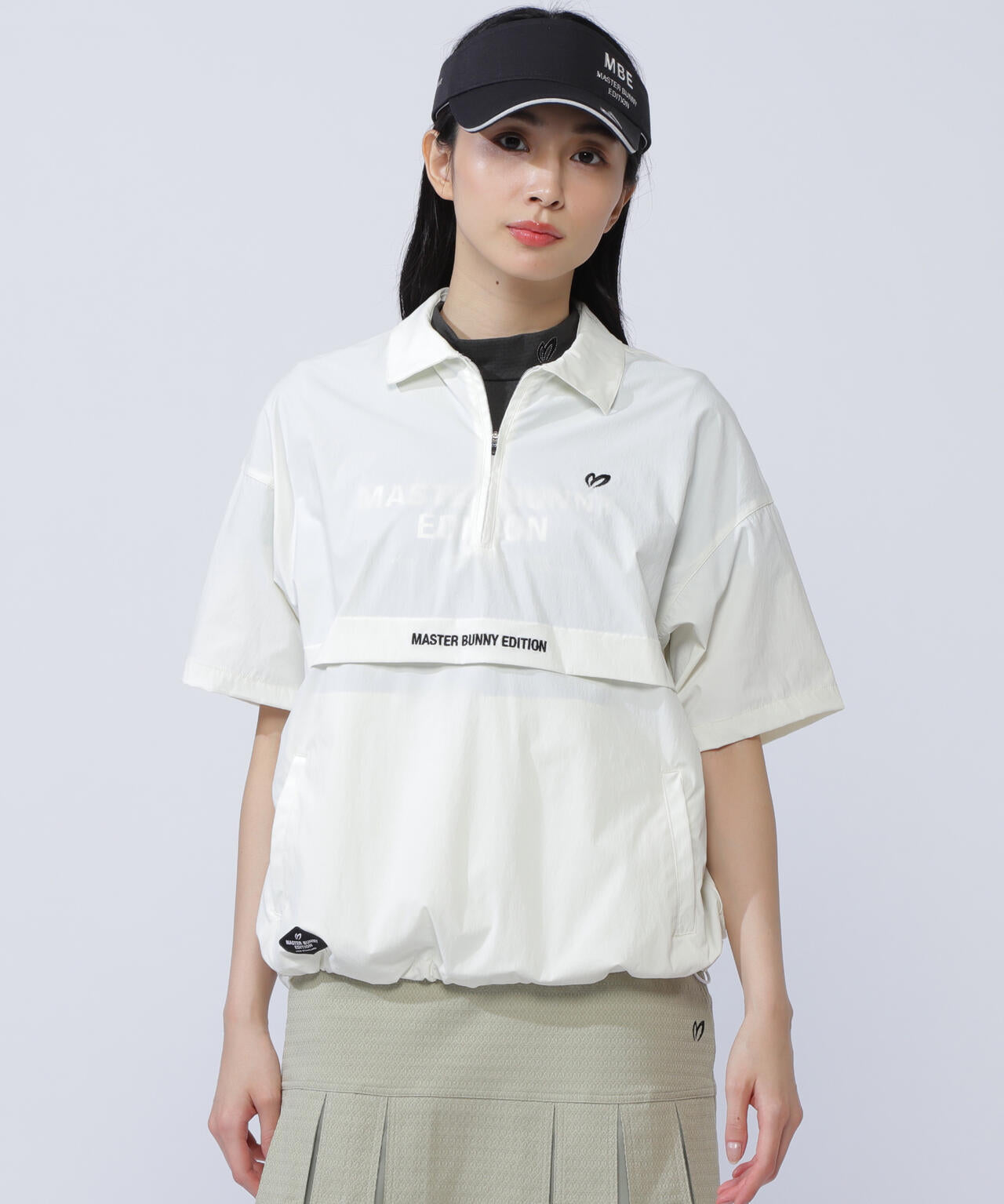 ナイロンストレッチプルオーバー