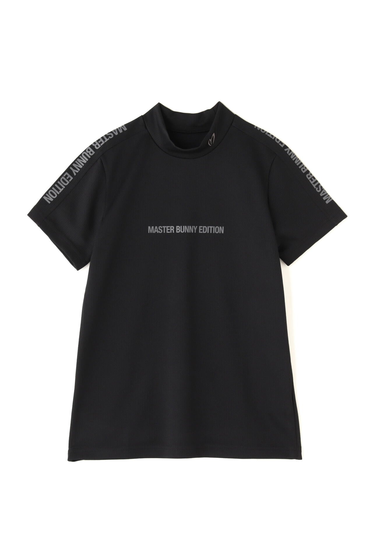 裏ワッフルジャージ半袖モックネックカットソー