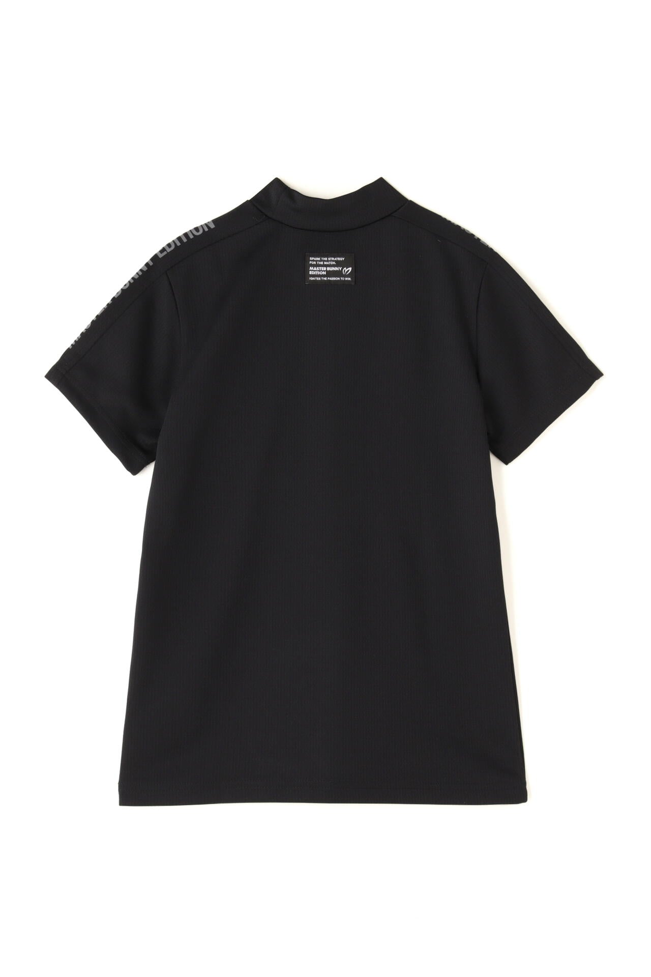 裏ワッフルジャージ半袖モックネックカットソー