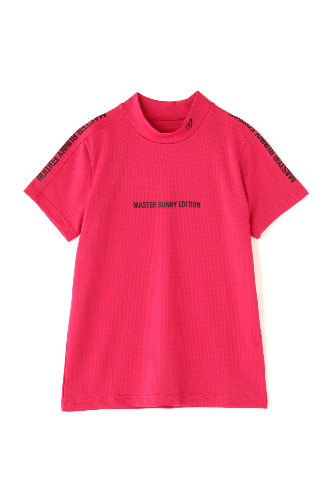 裏ワッフルジャージ半袖モックネックカットソー