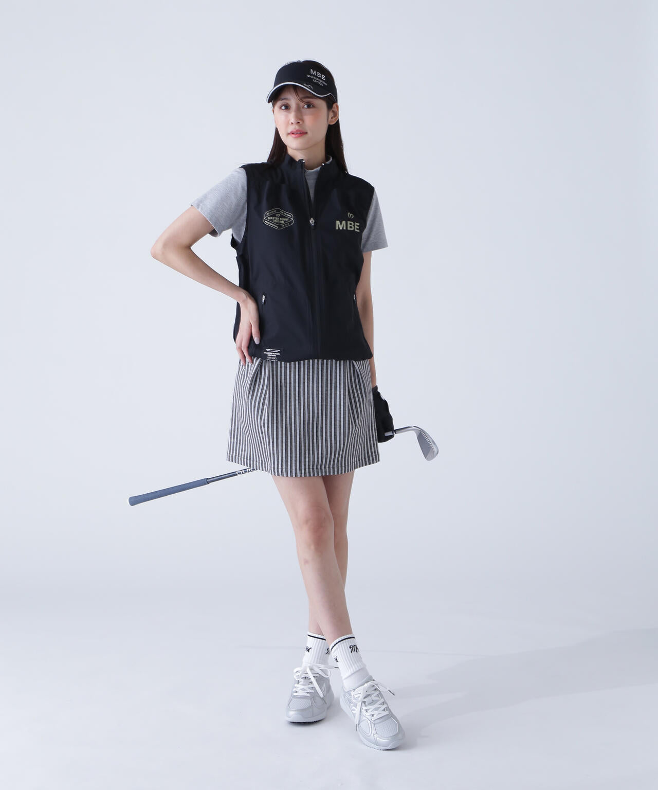 リバーシブルメッシュ半袖モックネックカットソー