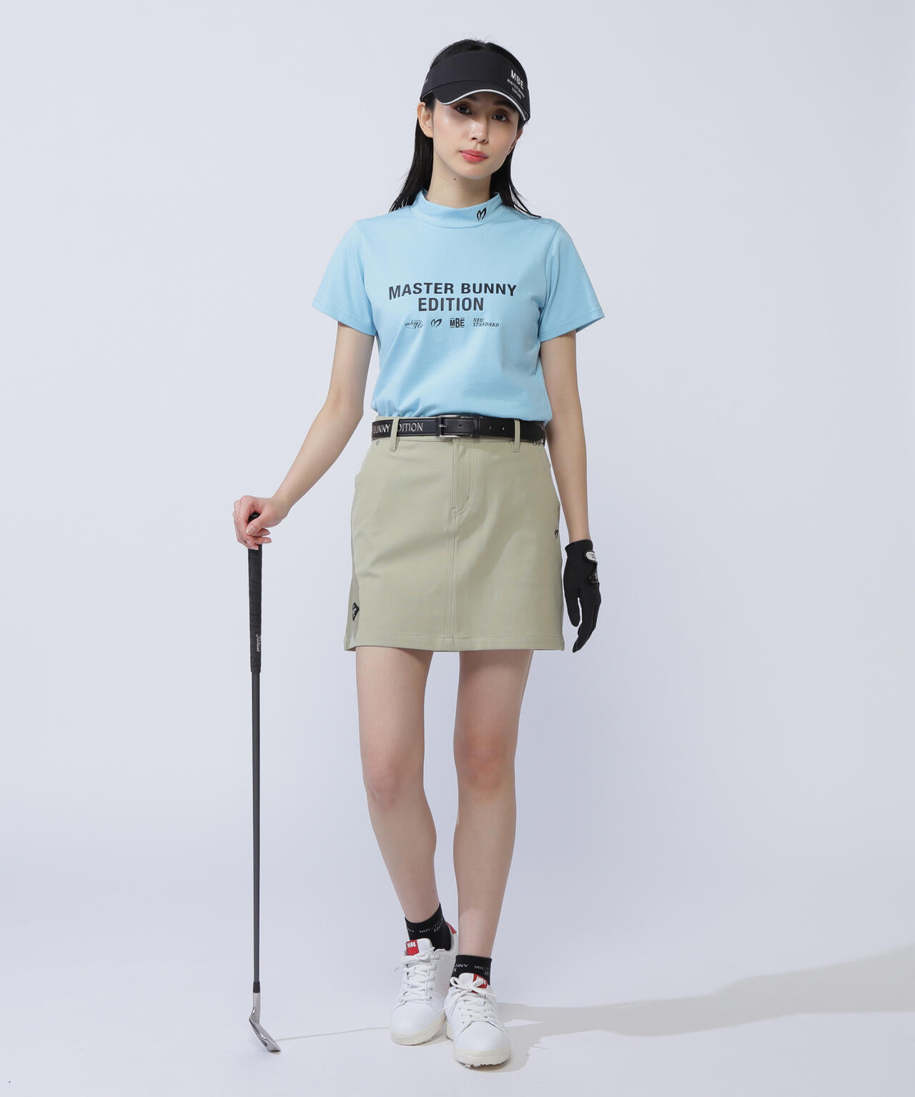 リバーシブルメッシュ半袖モックネックカットソー