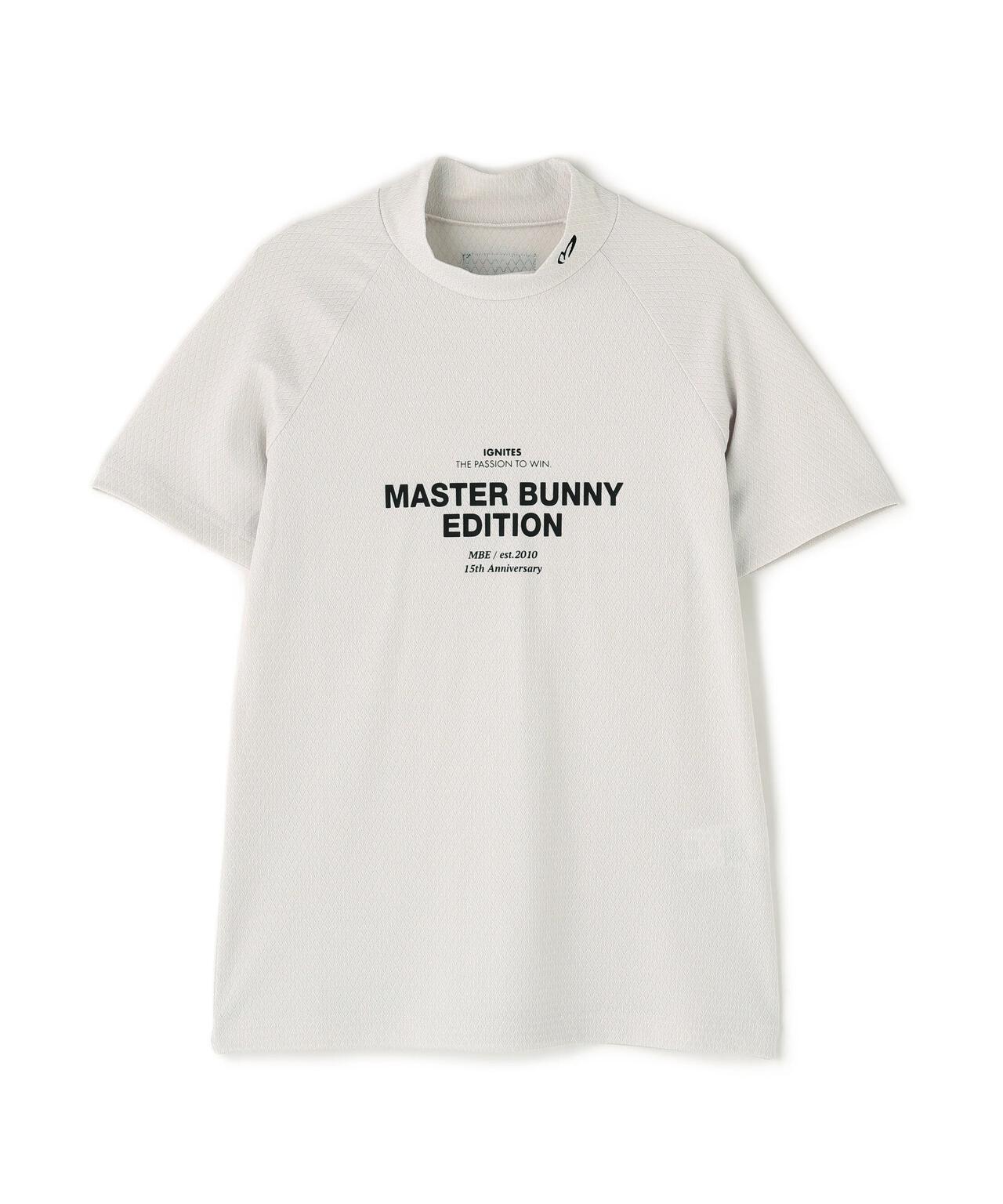 ダイヤベアジャガード半袖モックネックカットソー