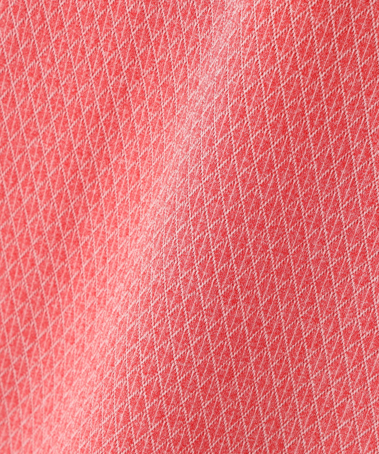 ダイヤベアジャガード半袖モックネックカットソー